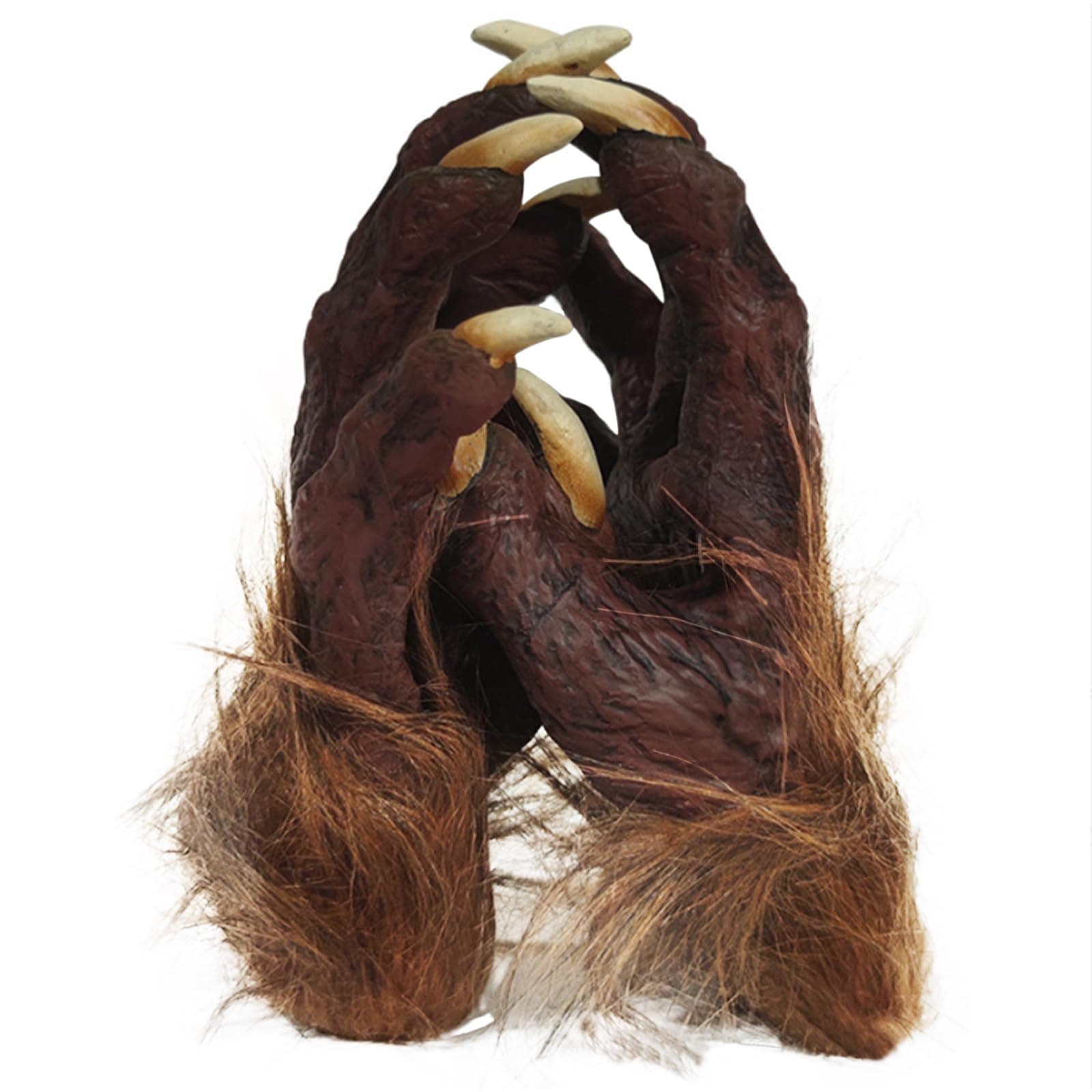 Skeleton Gloves Hairy Werewolf Hand Claws Gloves Halloween Wolf Werewolf Cat Paw Costumes Gothic Devil Vampire Glove