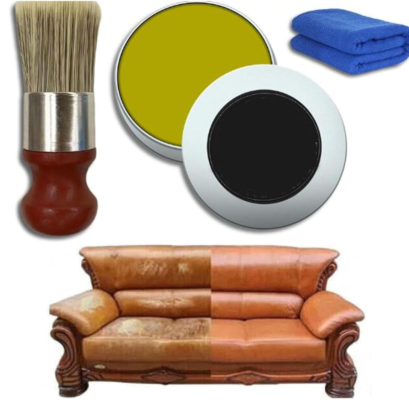 Radiant Glow Leather Repair Cream, Radiant Glow Leather Repair Cream with Free Brushes,Depot Haven Leather Repair Cream,Radiant Glow Leather Repair Cream (1 pcs)