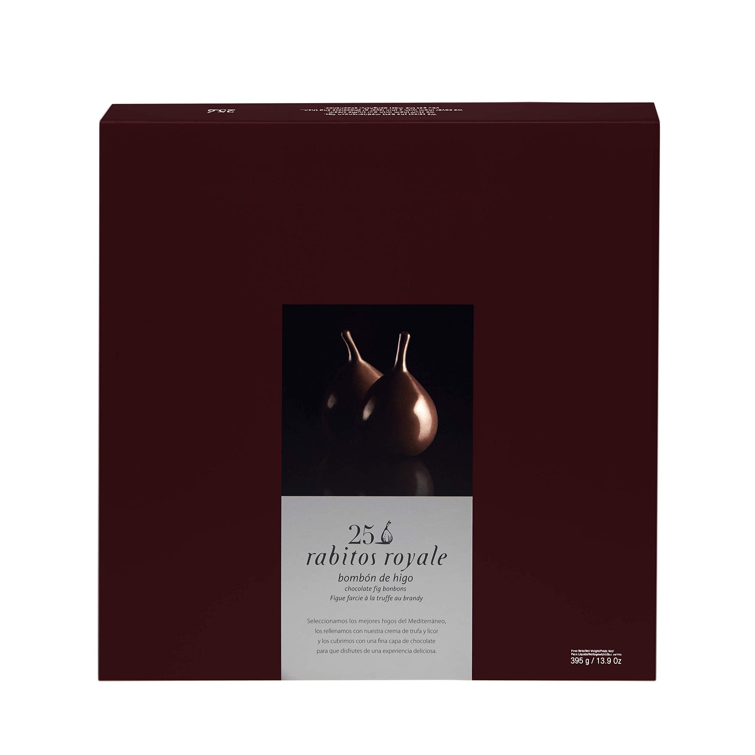 Gourmet Gift Box Rabitos Royale Dark Chocolate fig 25 ud