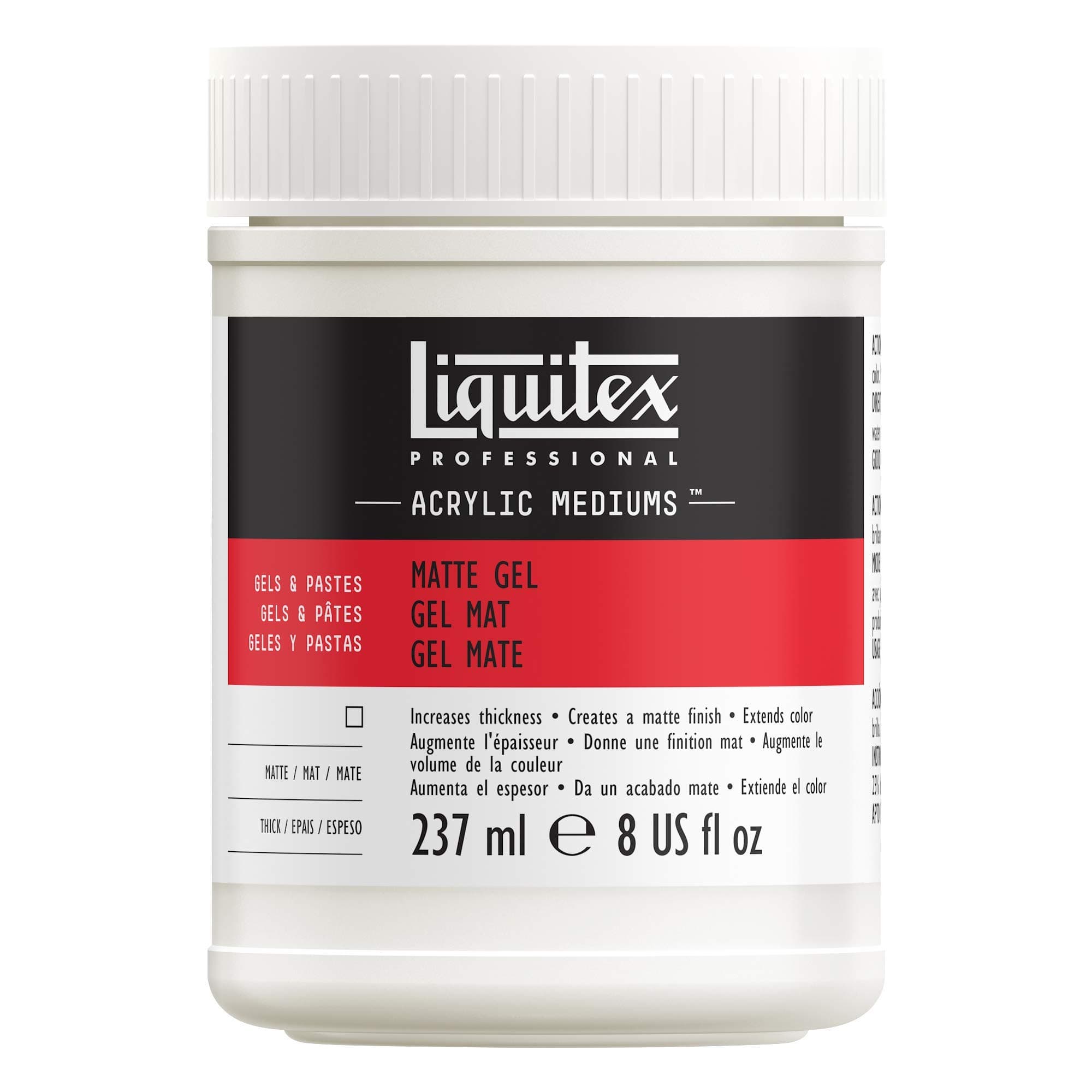 Liquitex Professional Acrylic Medium for Acrylic Paint, Matte Gel, 237 ml