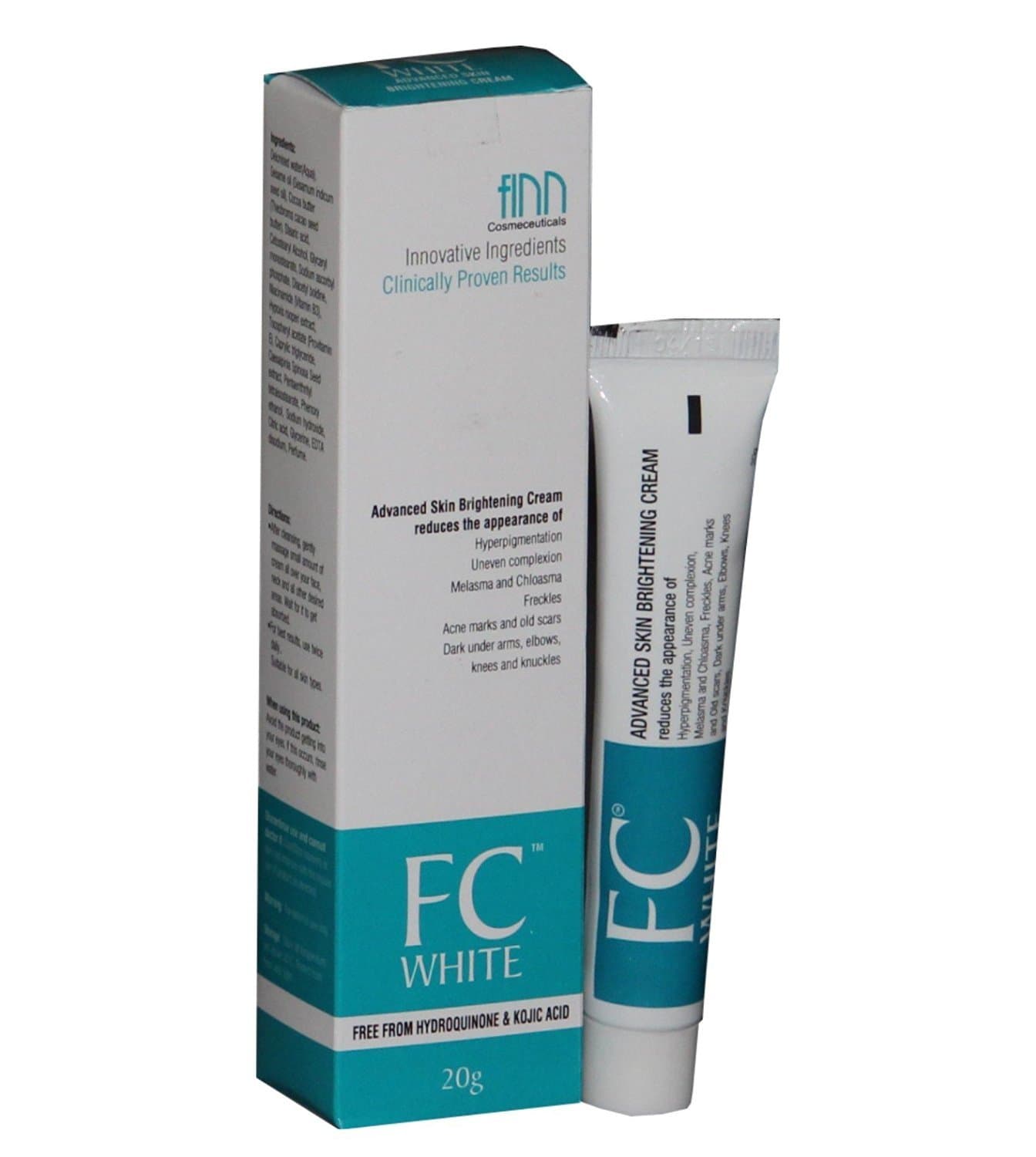 Finn Cosmeceuticals White Advanced Skin Brightening Cream, 20 g