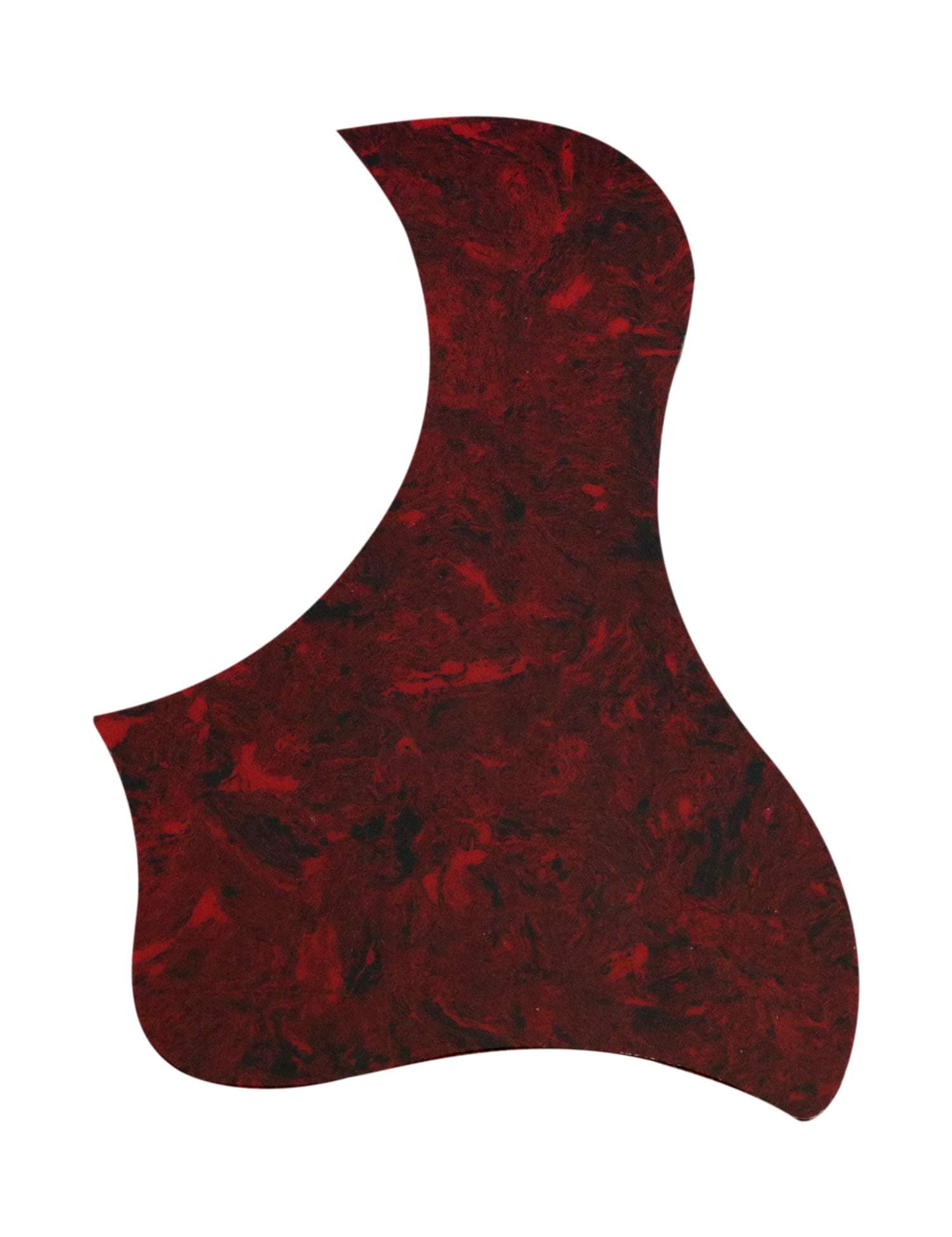 Metallor Acoustic Guitar Pickguard Anti-Scratch Guard Plate Self Adhesive Bird Shape Pick Guards Cool Guitar Accessories Gifts Wine Red.