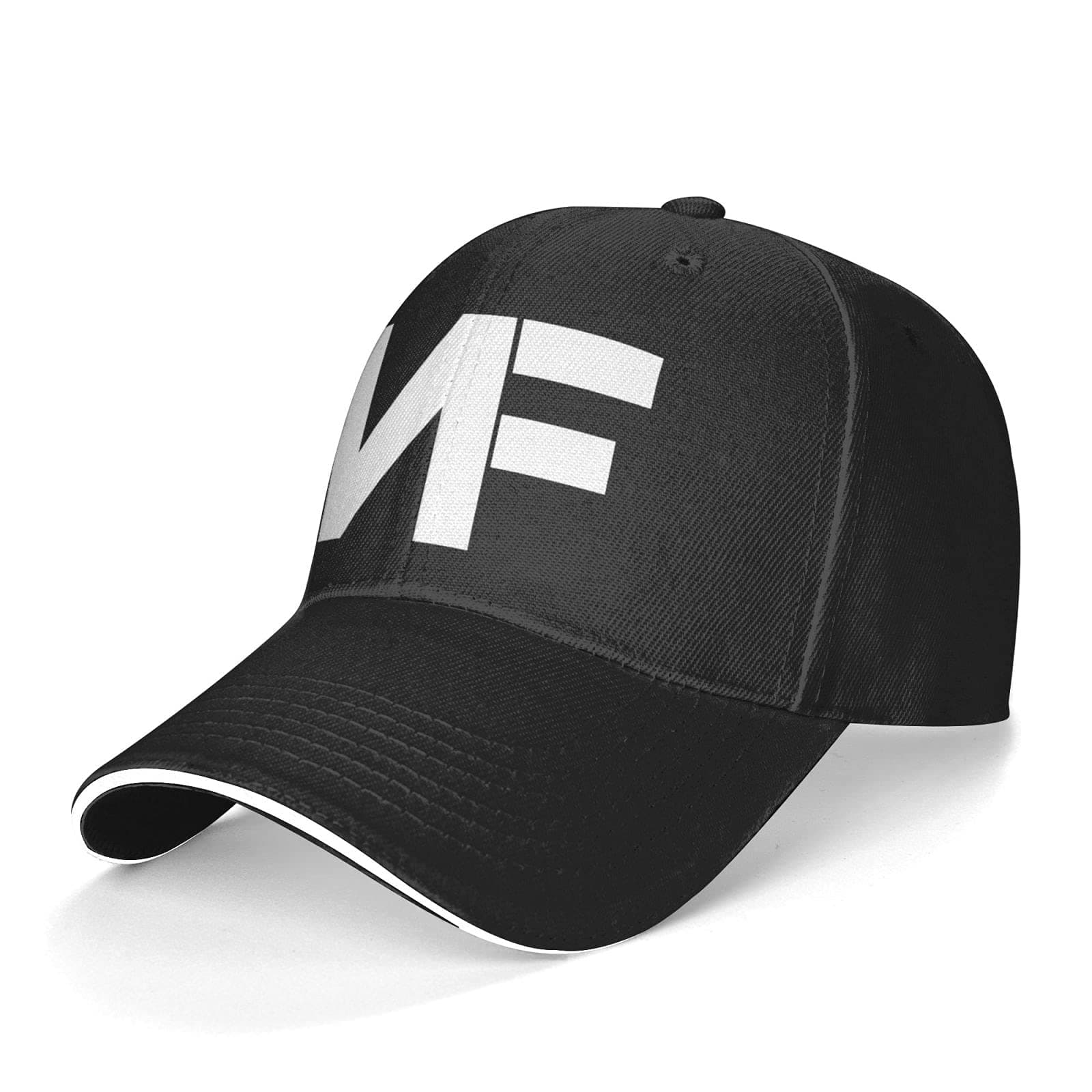 Unisex NF Adjustable Stylish Sandwich Dad Golf Hat Hip Hop Baseball Cap Black