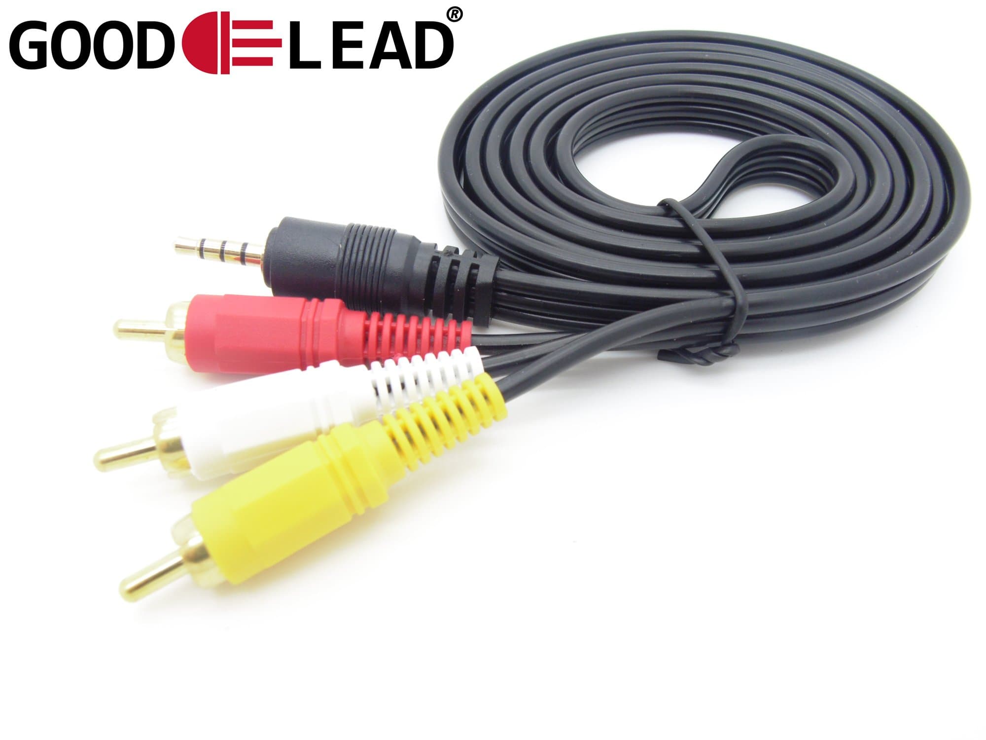 Tesco TC7PDVDSS11 Portable DVD Player AV Out Connect to TV RCA Plug Cable Lead