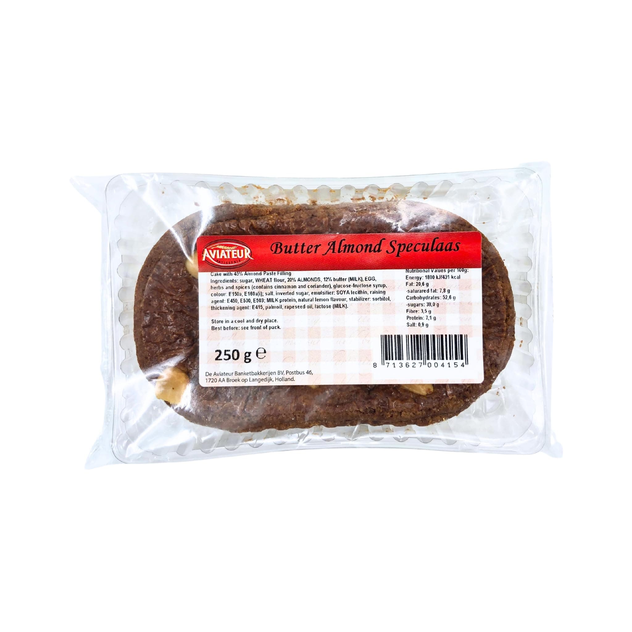 Aviateur Almond Filled Speculaas 8.4 Oz (Pack of 6)