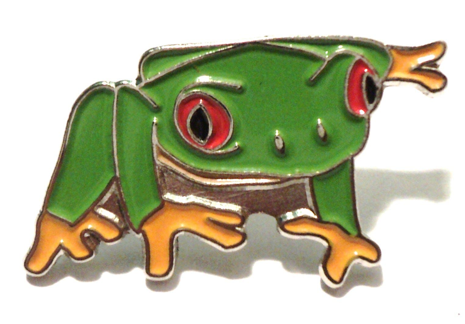 Frog Amphibian Pond Creature Metal Enamel Toad Pin Badge