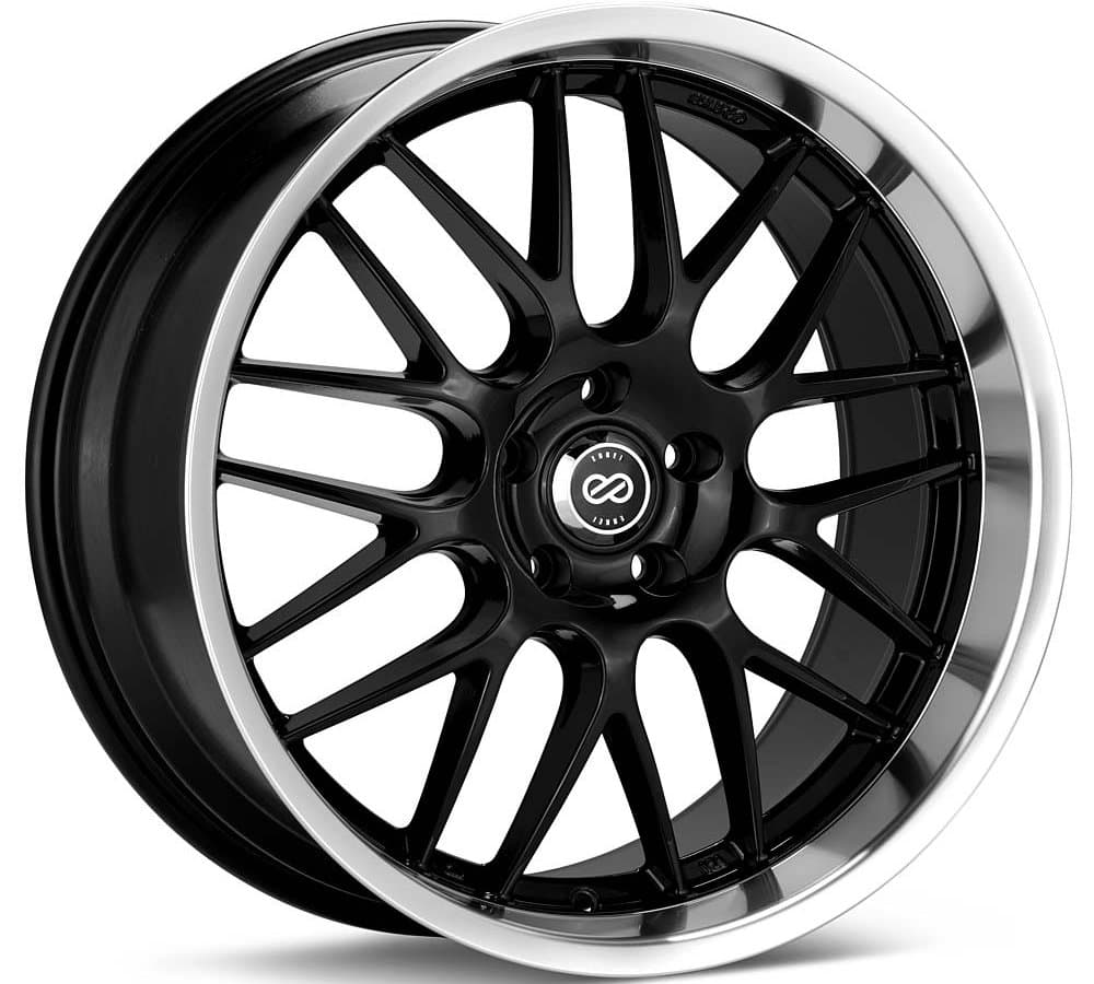Enkei 469-880-6540BK LUSSO Performance Wheel 18x8 +40 5x114.3 Black Paint