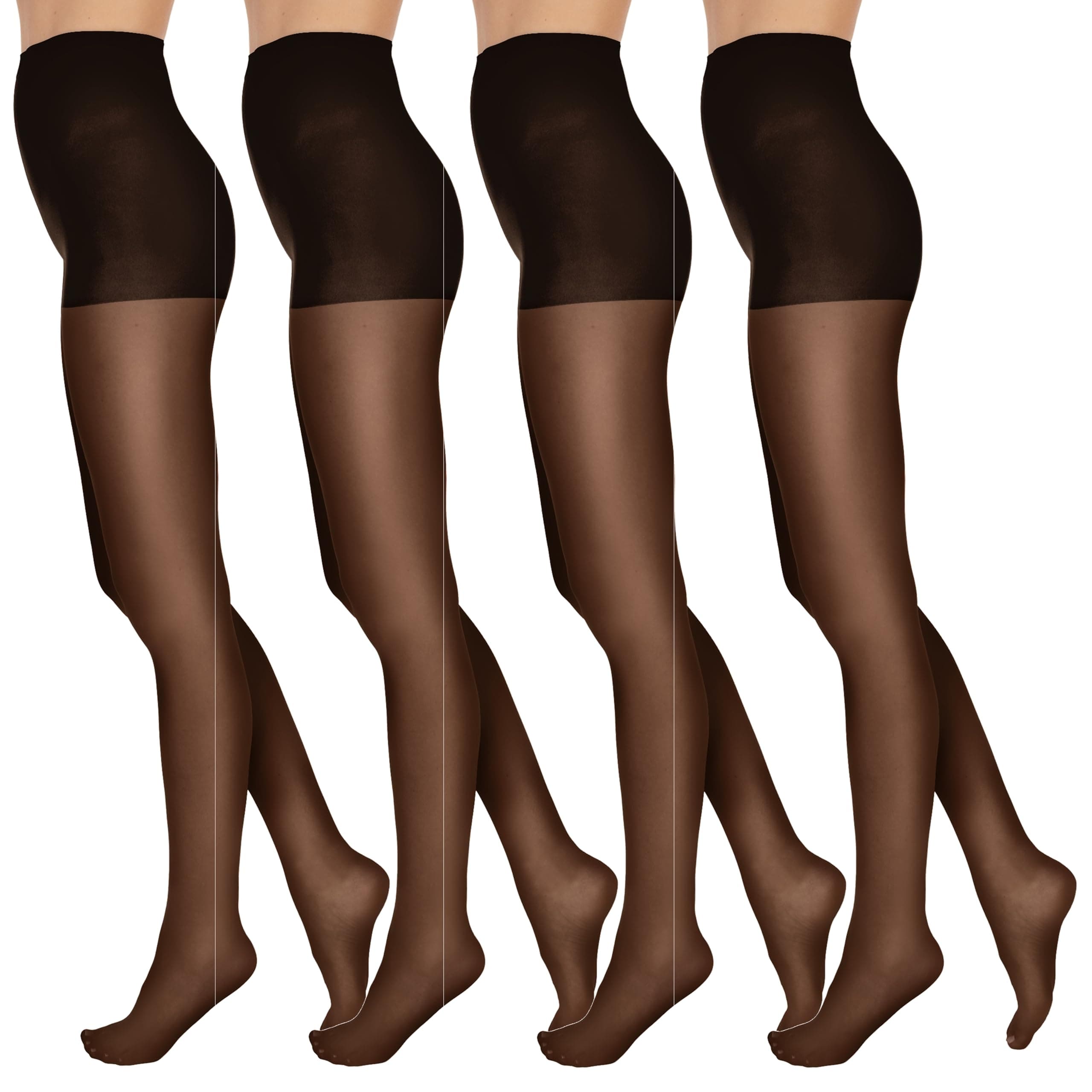 L'eggs Women's Everyday Regular Panty Hose, Off Black, B