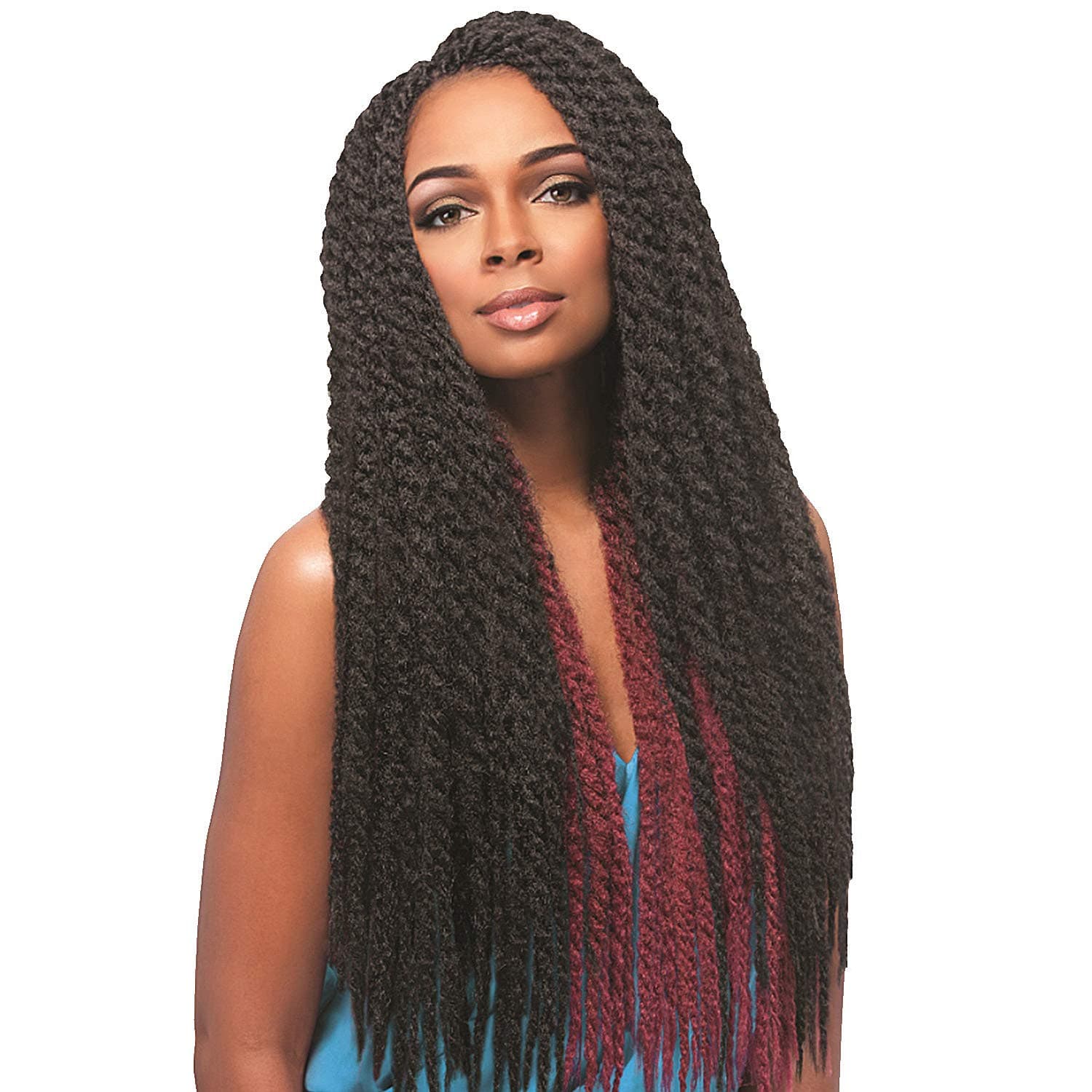 Sensationnel Synthetic Hair Crochet Braids Africa Samba Twist Braid 50" (2-Pack, 2)