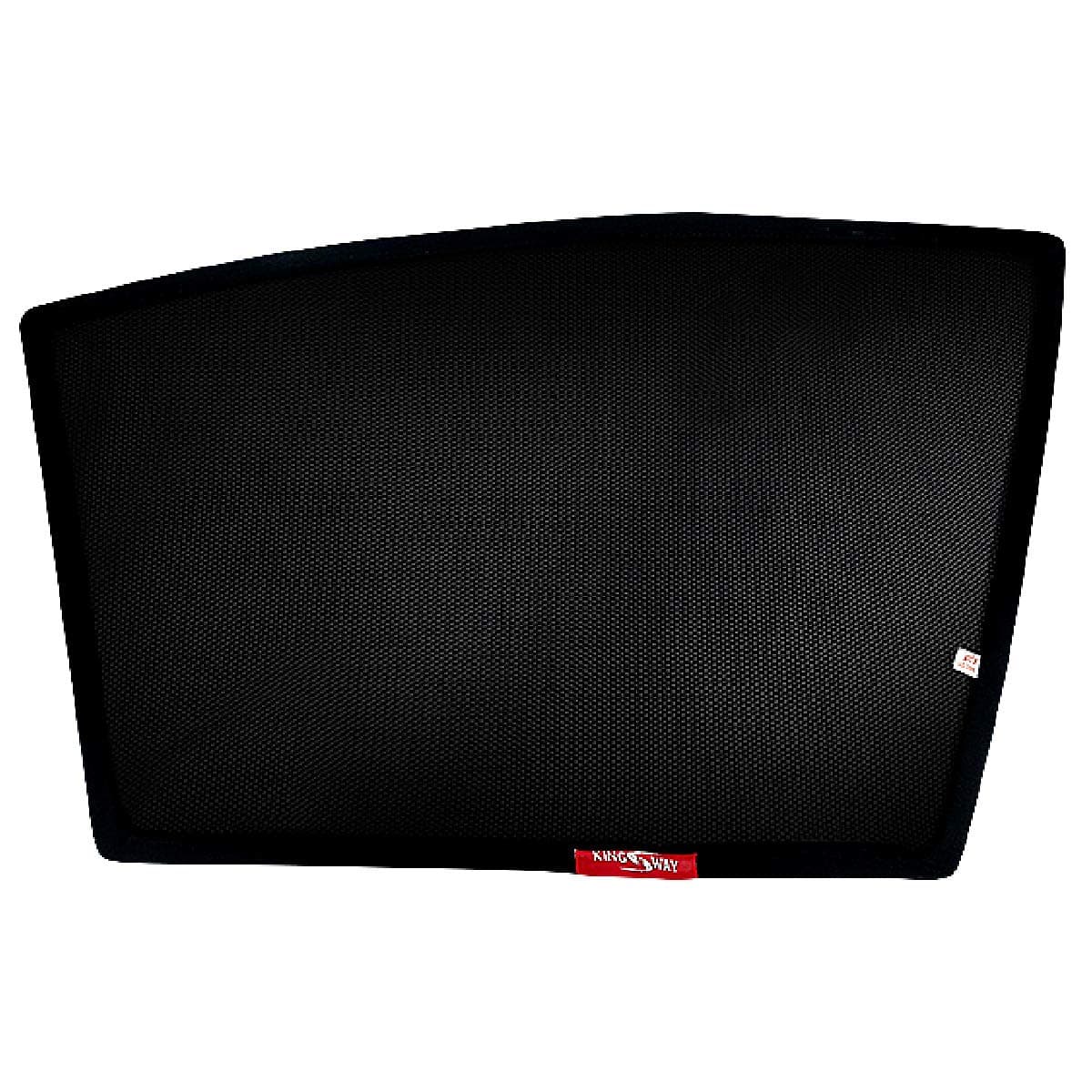 KINGSWAY® Car Side Window Curtain Sun Shades Magnetic Compatible with Hyundai Eon (Year 2011-2019), Half Cut in Front Window, Cotton Mesh, Complete Set of 4 Pieces