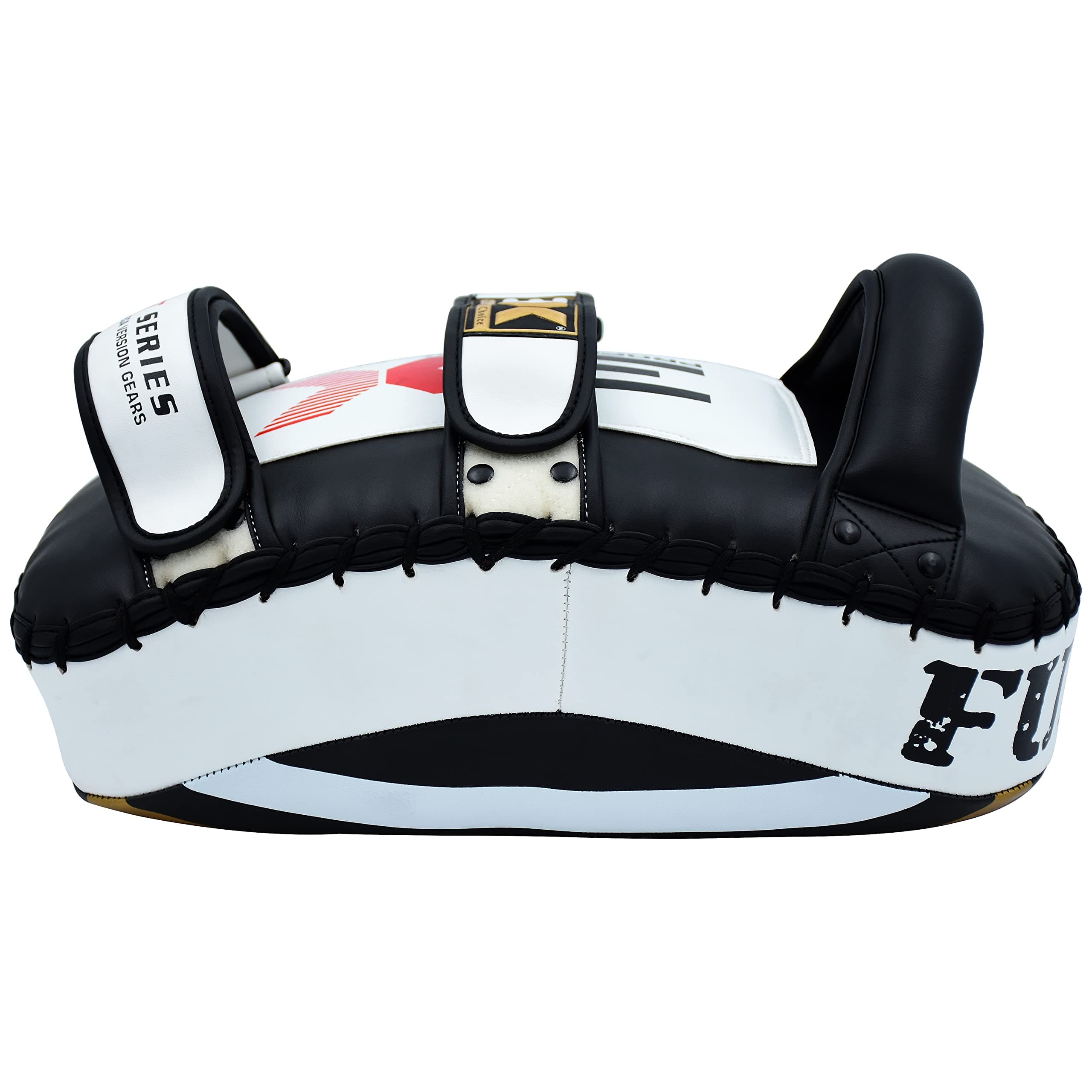 3X Sports Muay Thai Pad for Coaching, Kickboxing Curved Kick pad, Thai Pads Strike Shield MMA, Martial Arts, Karate, Taekwondo, Punching, Foot, Knee and Elbow Target