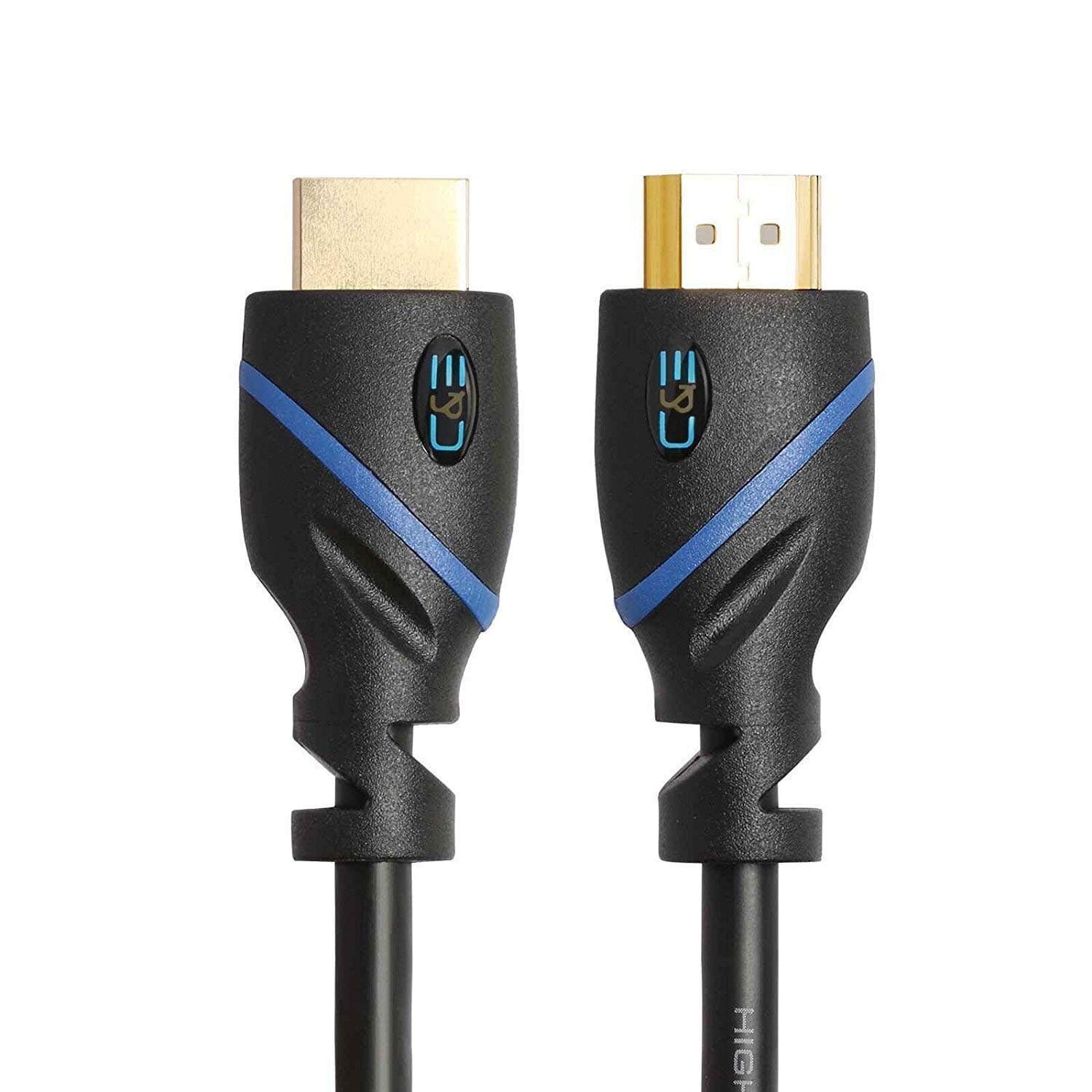 75ft (22.8M) High Speed HDMI Cable Male to Male with Ethernet Black (75 Feet/22.8 Meters) Built-in Signal Booster, Supports 4K 30Hz, 3D, 1080p and Audio Return CNE521312