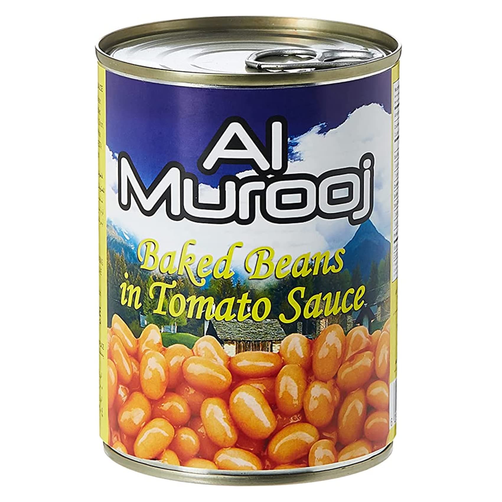 Al Murooj Beans In Tomato Sauce Ec, 400 gm (Pack Of 1)