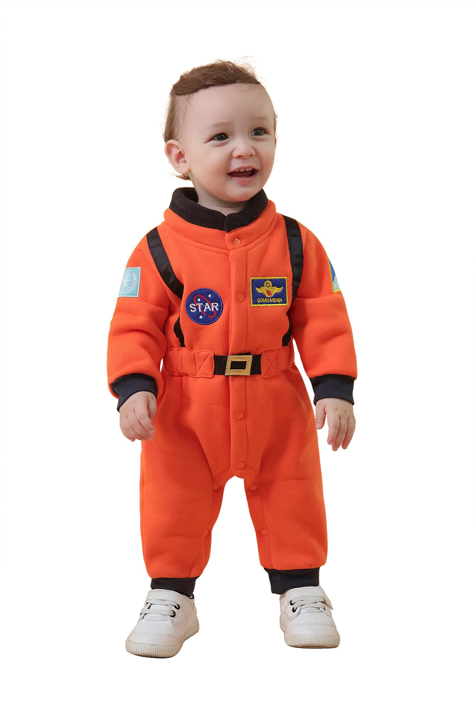 Baby Toddler Boy Astronaut Costume Space Suit Cosplay Party Jumpsuit Halloween Rompers