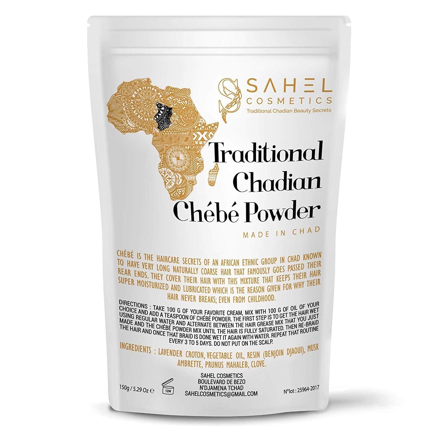 Chebe Powder 150 grams Traditional Chadian Chebe Powder All-Natural Ingredients