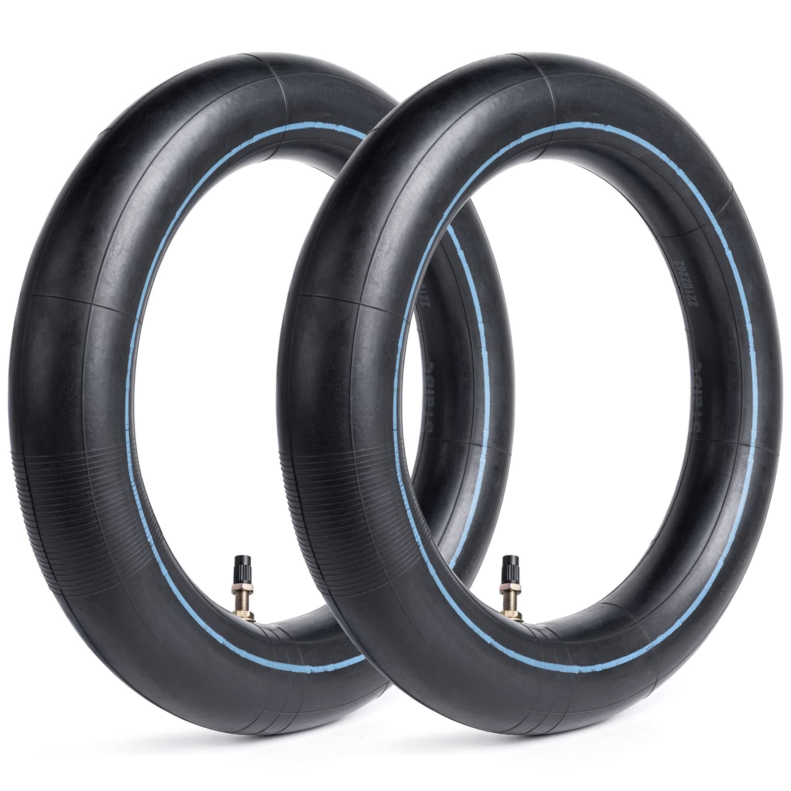 Heavy Duty 2.50/2.75-10" Dirt Bike Tubes with TR4 Straight Valve Stem 2.50-10 2.75-10 Inner Tubes Compatible with Most 2.50 x 10 2.60 x 10 2.70 x 10 2.75 x 10 Dirt Bike Tires 2-Pack
