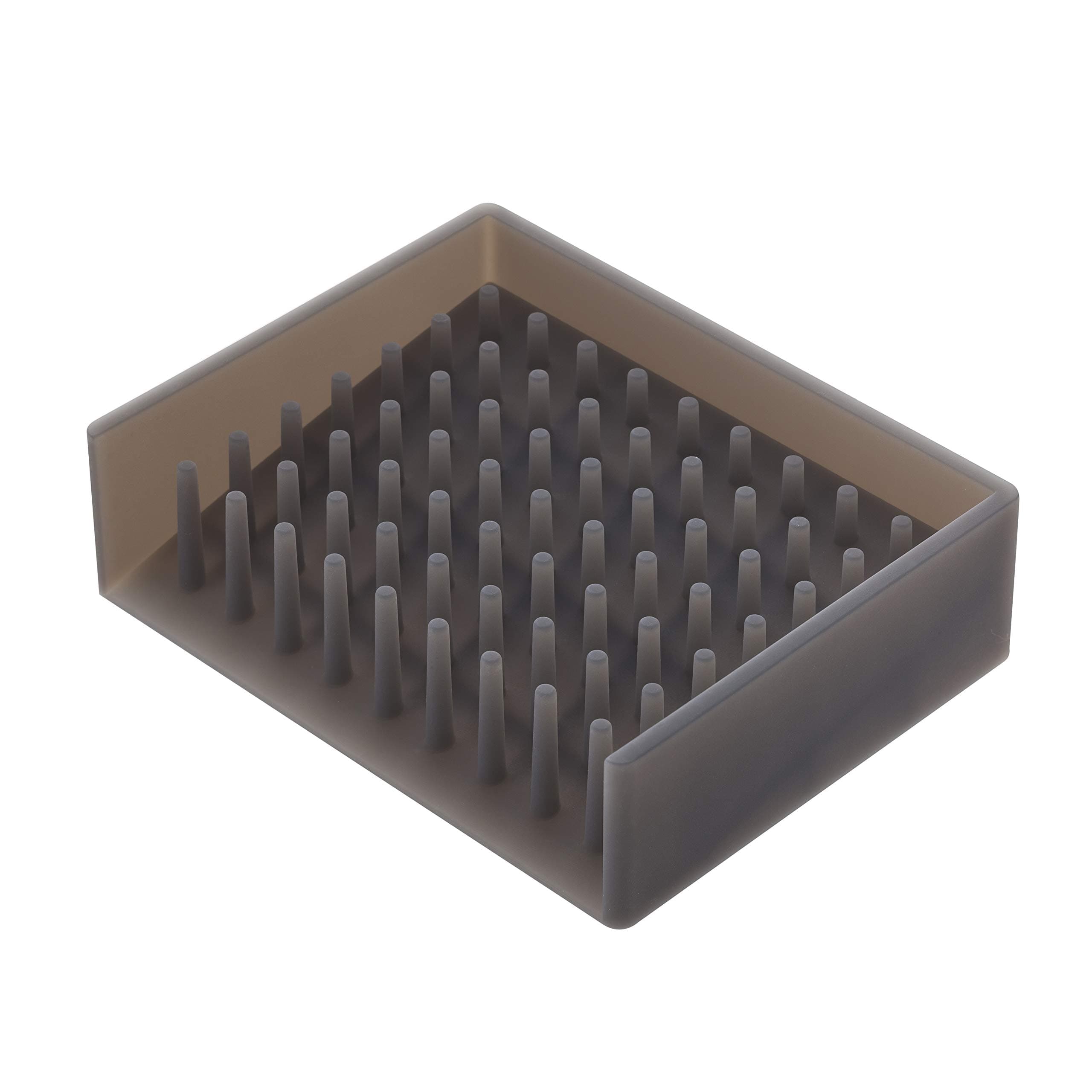 home 2995 Float Self Draining Soap Tray, Black