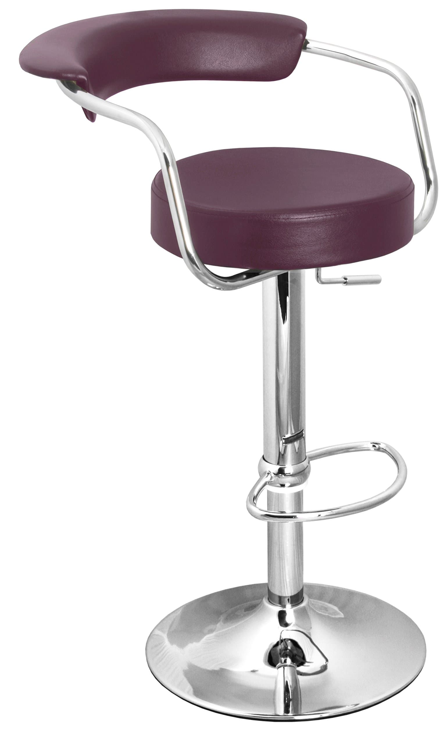 DF Sales Lamboro Zenith Bar Stool, Purple