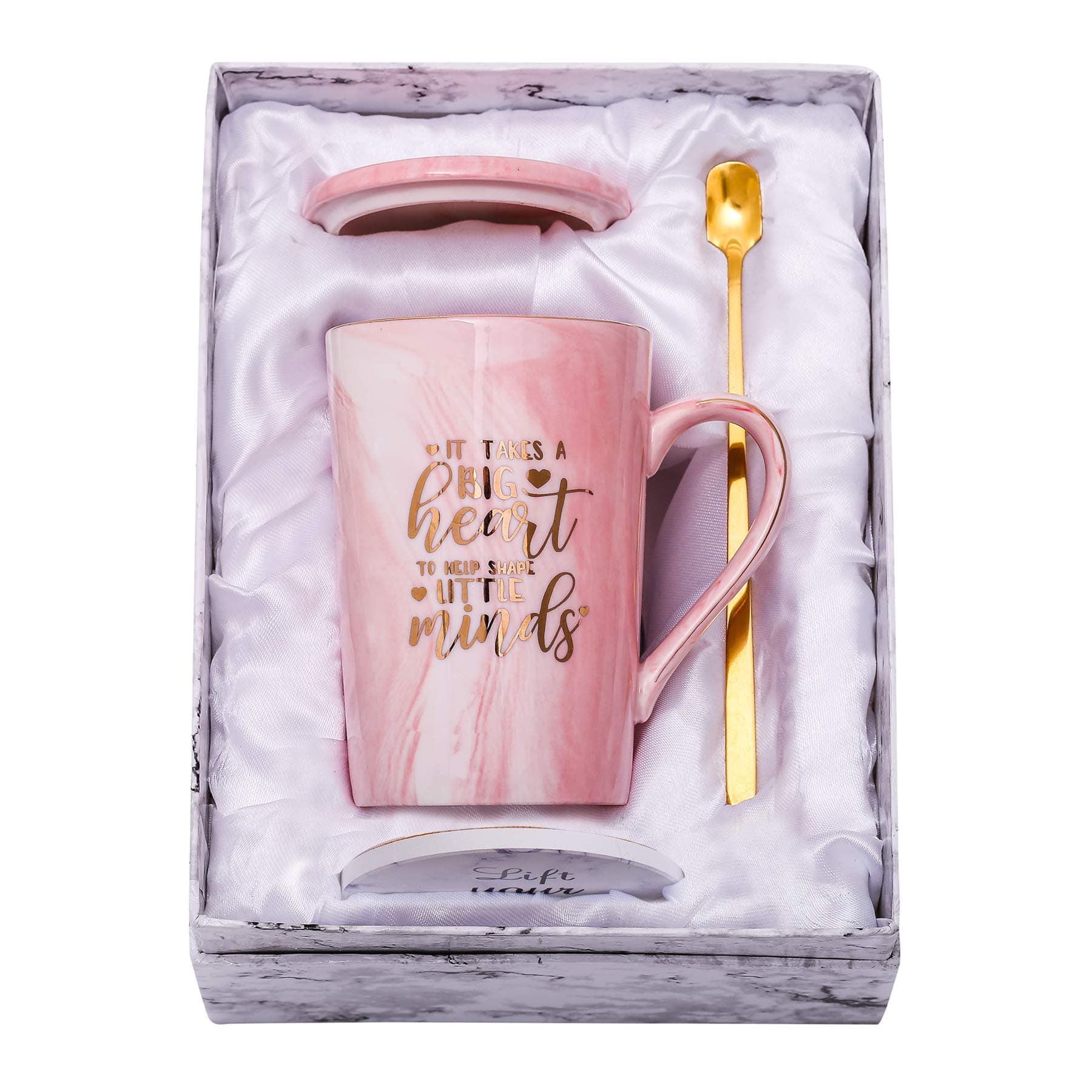 ShinnyWis Teacher Appreciation Gifts - Teacher Gifts for Women from Student - Thank You - Christmas Gift for Teachers-14oz Coffee Mug, Birthday Retirement Graduation, Nice Gift Boxed