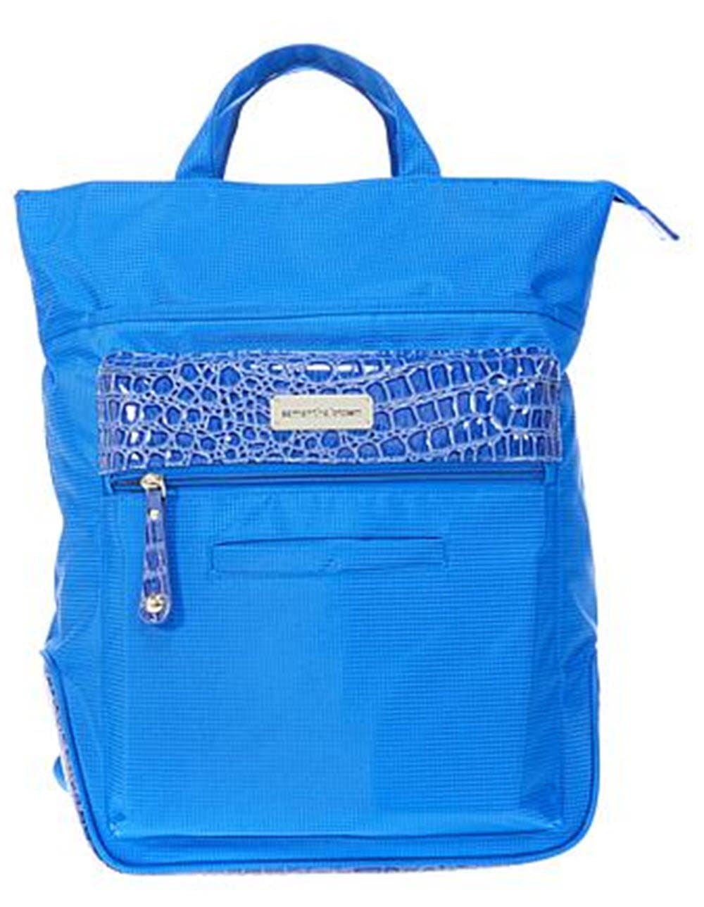 Samantha Brown Convertible Backpack Tote Bag ROYAL BLUE