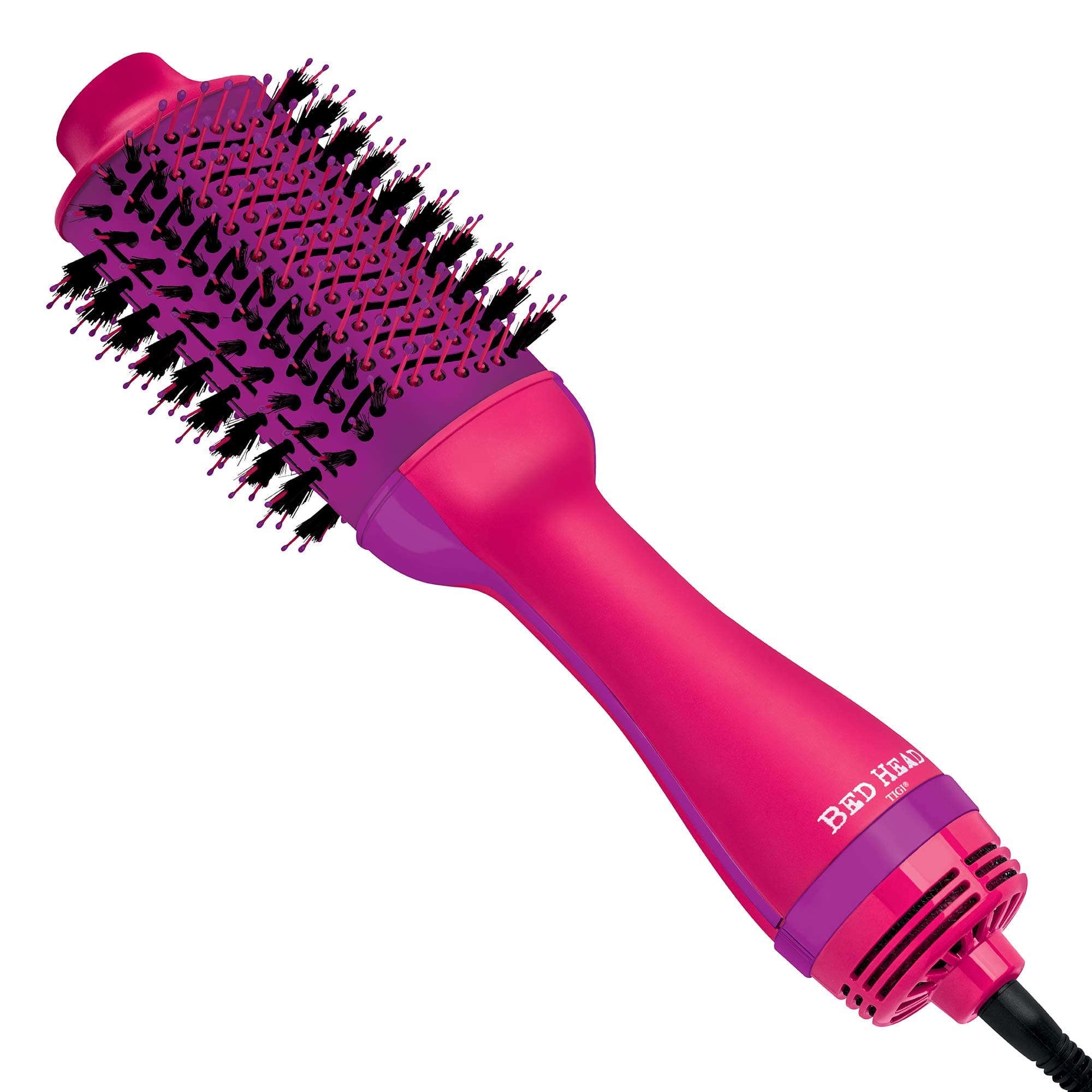 One Step Volumizer and Hair Dryer | Dry, Straighten, Texture, Style in One Step (Pink)