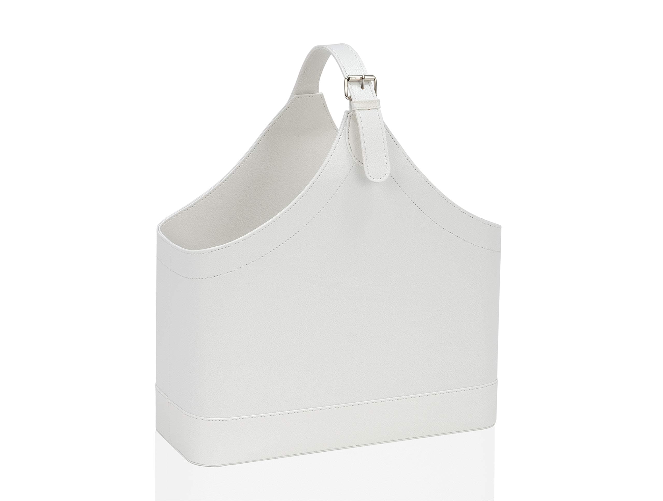 Andrea House AX62329 – Magazine Rack Ef. Leather Bl. 40 x 17 x 45 cm