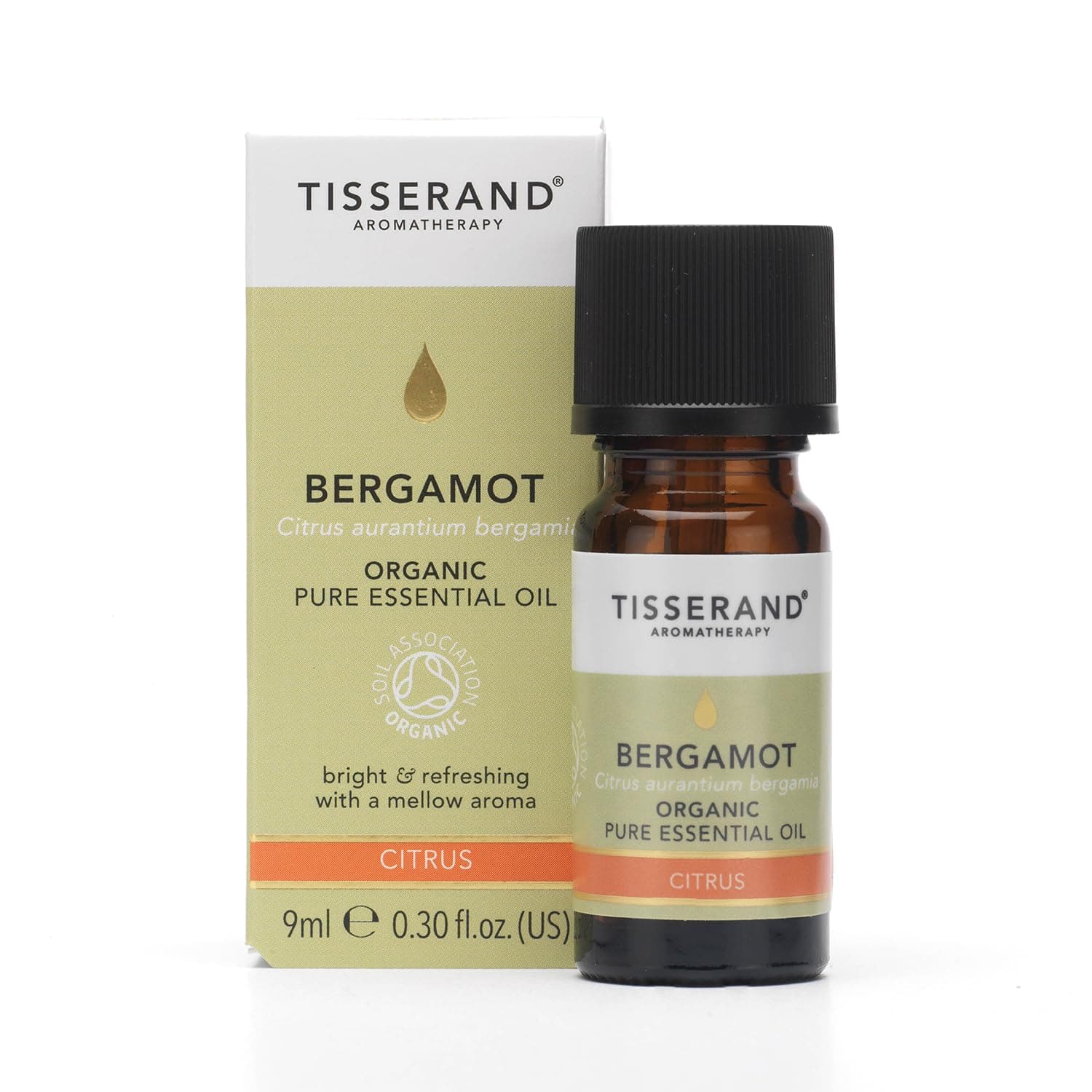 Tisserand Aromatherapy - Bergamot Organic Pure Essential Oil 9ml