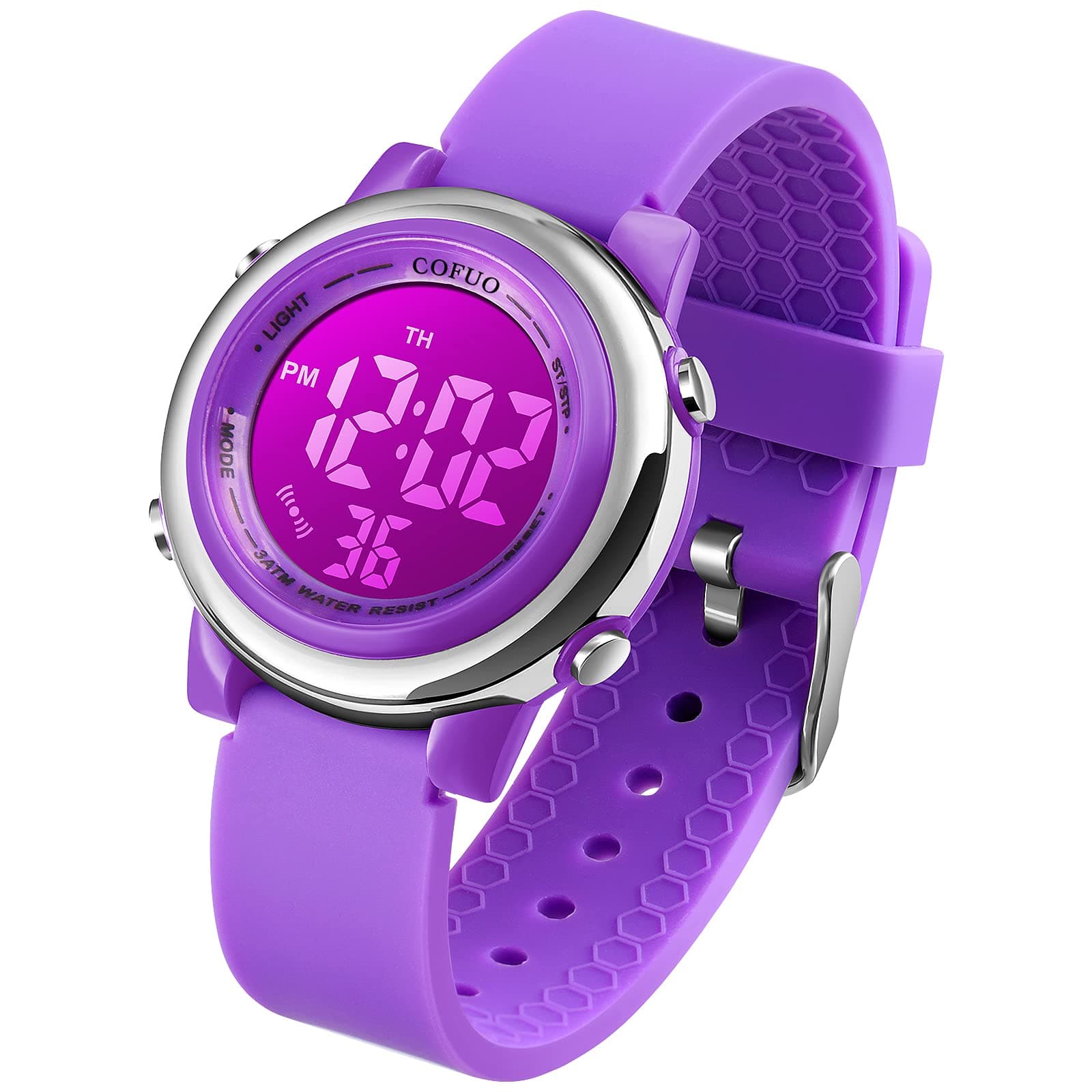 Kids Digital Sport Waterproof Watch for Girls Boys, Kid Sports Outdoor LED Electrical Watches with Luminous Alarm Stopwatch Child Wristwatch