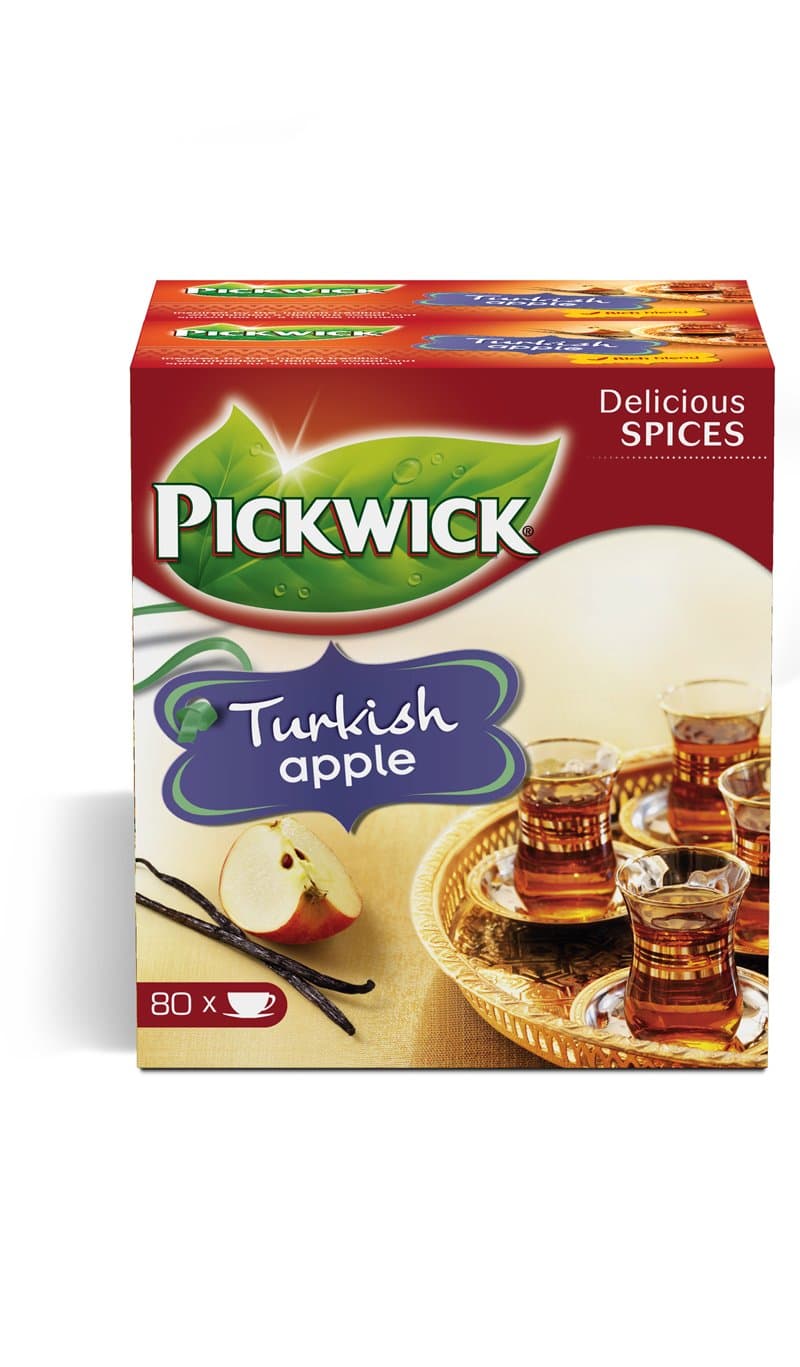 Pickwick Turkish Apple, 20 Tea Bags Per Packages, (Pack of 4)