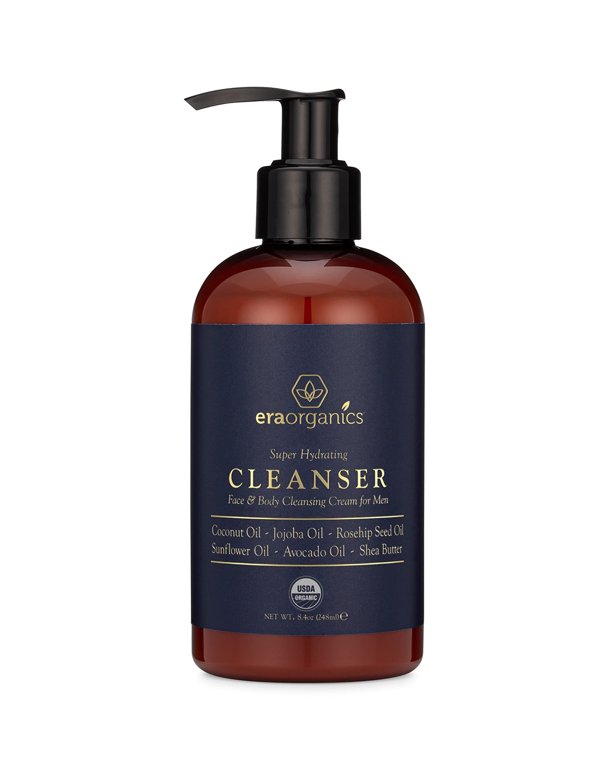 - USDA Organic Men's Face Wash - Nourishing, Hydrating Facial, Body Cleanser for Smoother Skin