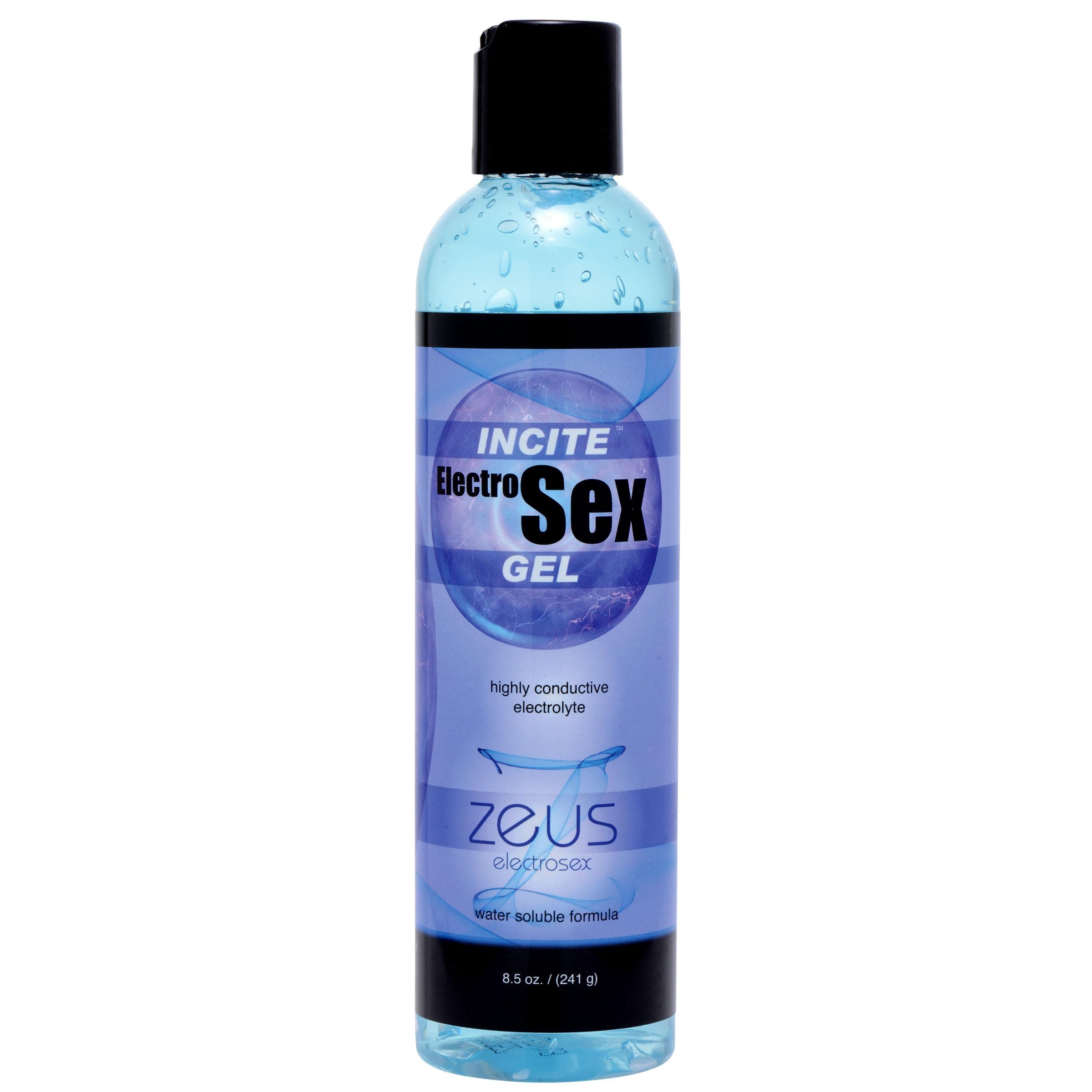 Zeus Electrosex Incite Electrosex Gel, 8.5 Ounce (Unscented, Water-Based, Adult, Unisex)