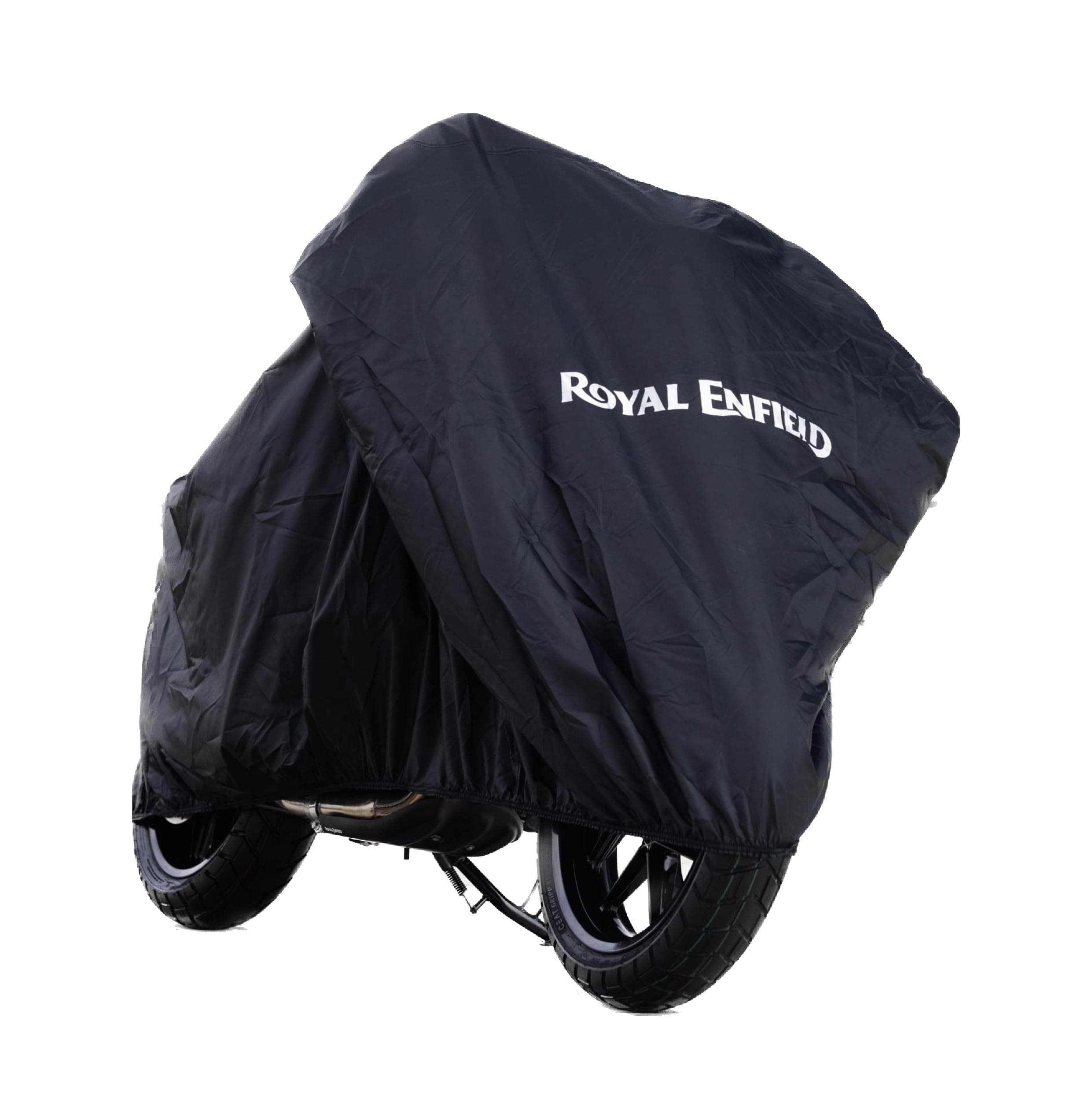 1990642 Bike Cover Water Resistant, Black, Compatible for all the models of Royal Enfield