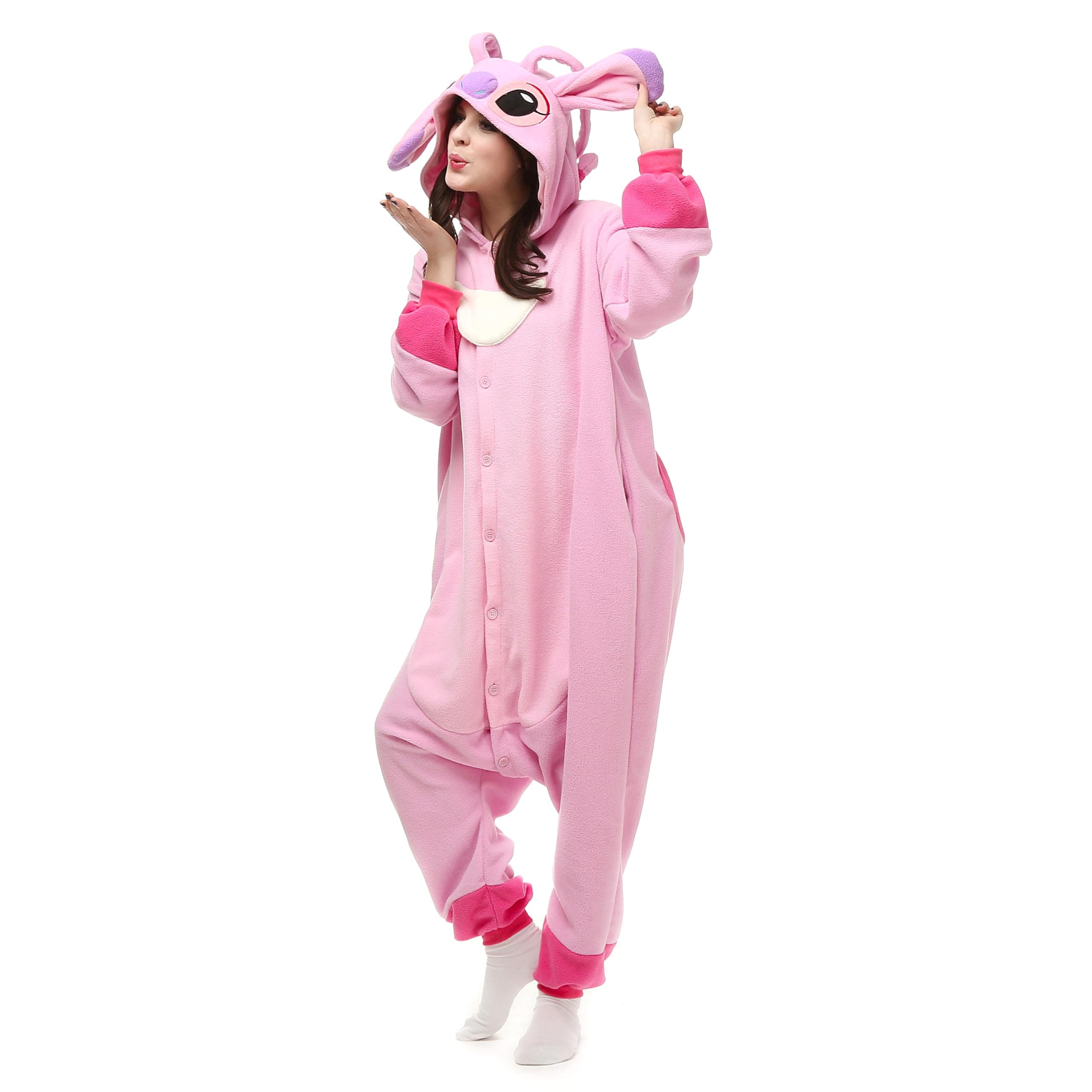 NAITOKEAdults Unisex Onesie Halloween Costumes Animal Cosplay Pajamas
