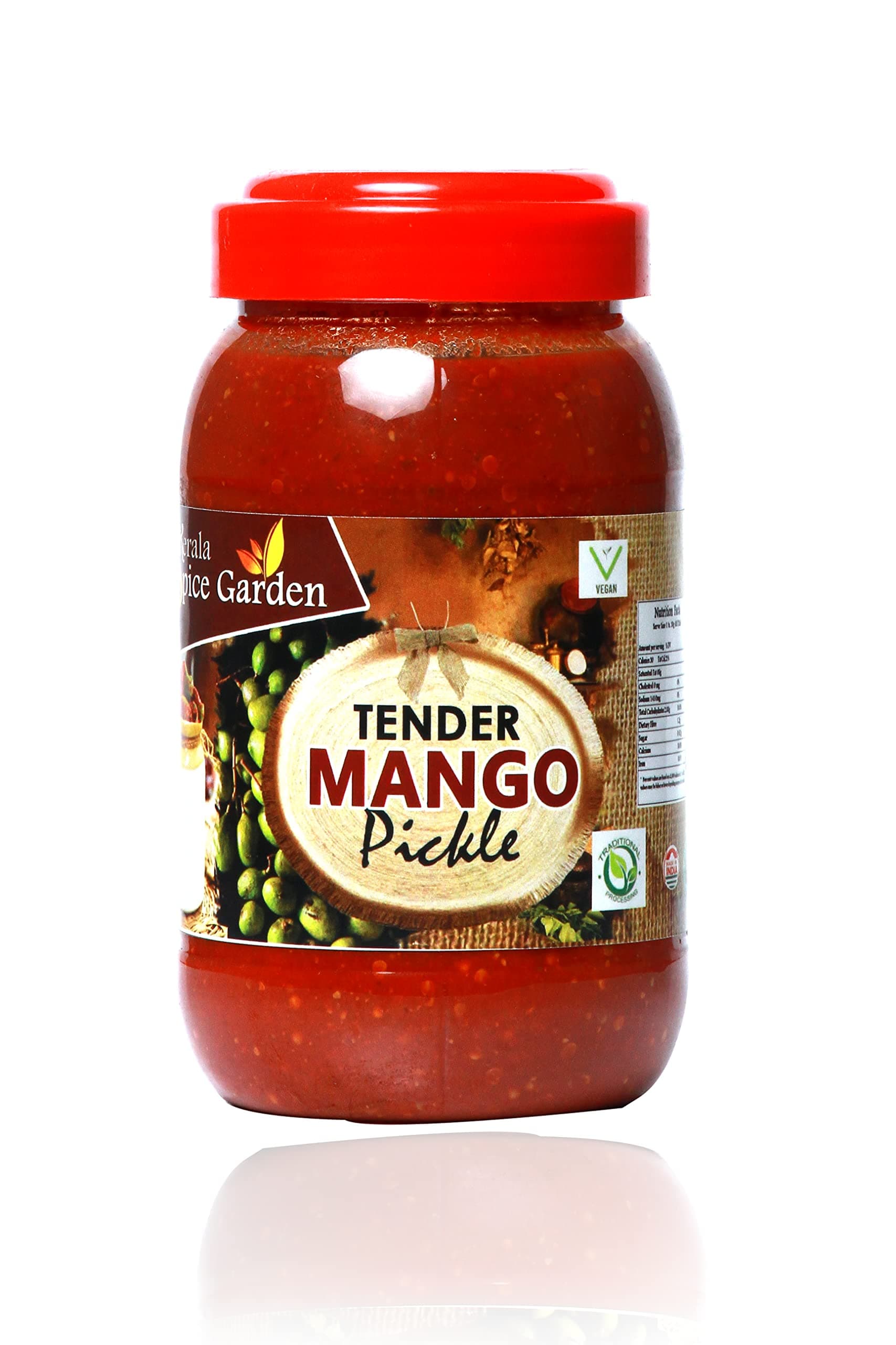 Kerala Spice Garden Tender Mango Pickle | Kerala special | 100% Authentic Taste | Organic | 500g Mango Pickle (500 g)