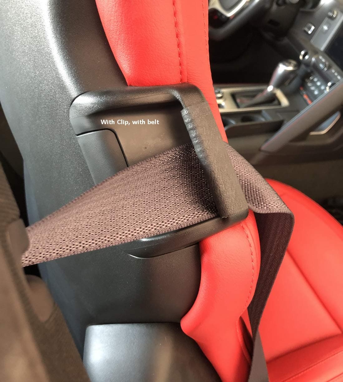 Fits 2014-2019 C7 Corvette Seat Belt Stay Clips Accessory Black - 2 Piece Package Fits All Stingray, Including Z06, Grand Sport and ZR1