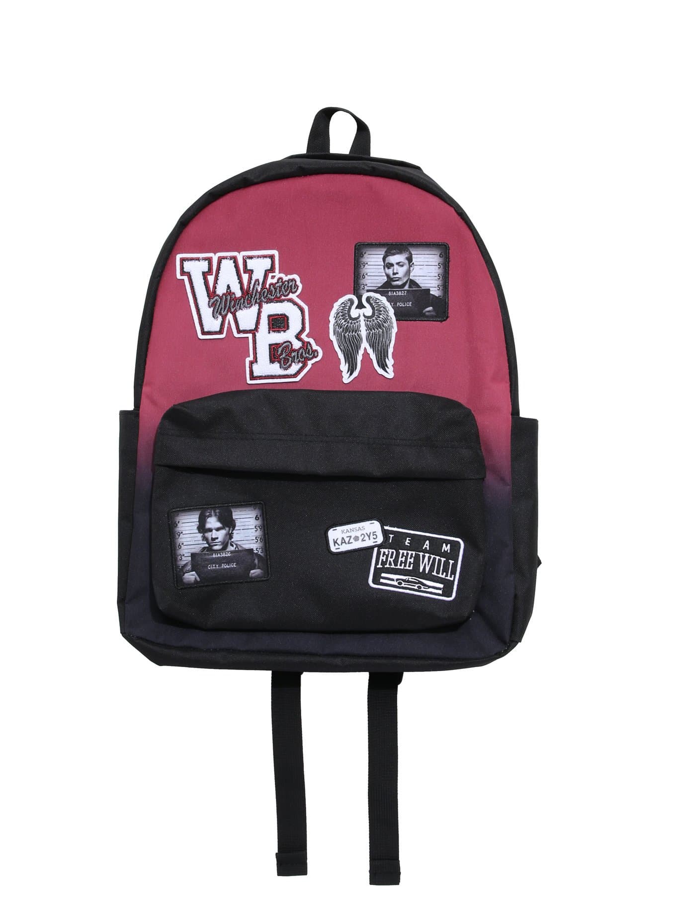 Supernatural Winchester Brothers Varsity Patch Backpack