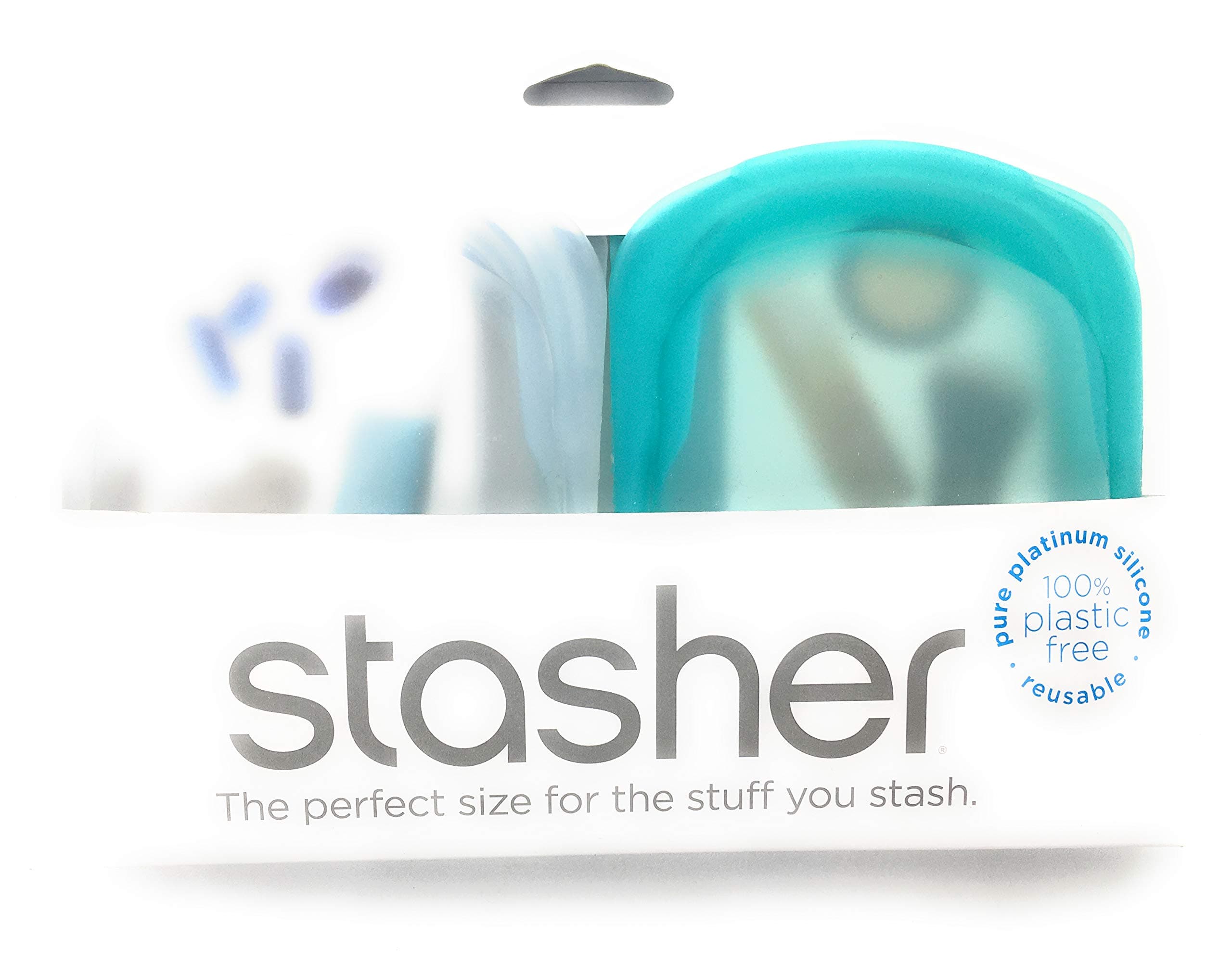 Clear And Aqua Pocket Stasher 2 Count, 2 CT