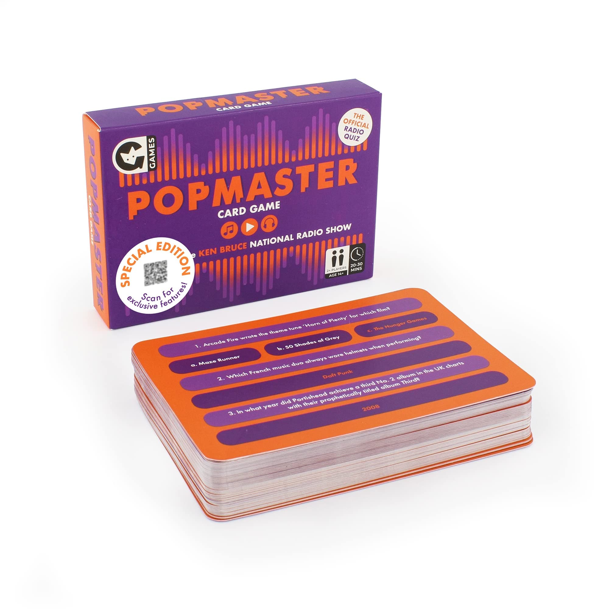 Ginger Fox Popmaster Card Game /Boardgames