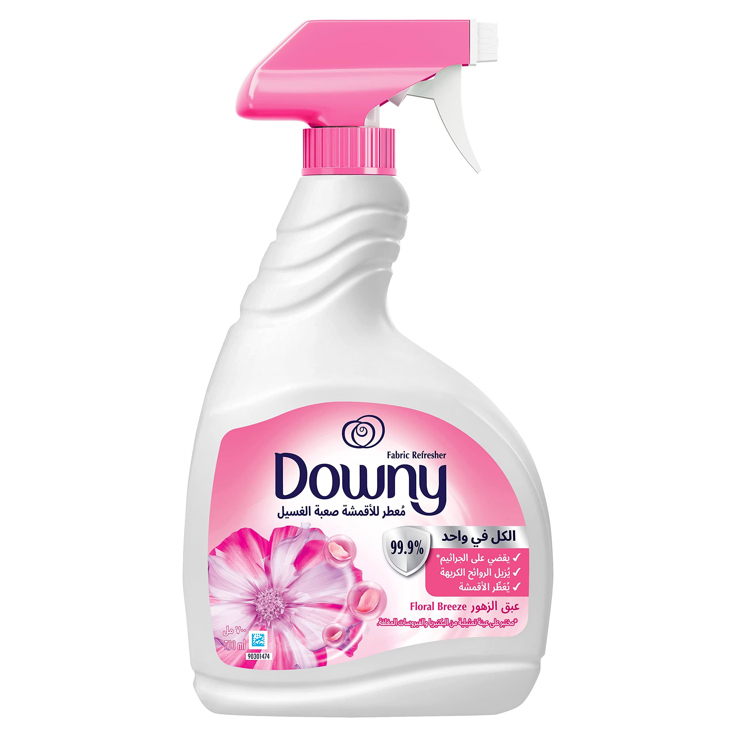 Downy Fabric Refresher, Floral Breeze, Antibacterial, 700 ml Spray Bottle
