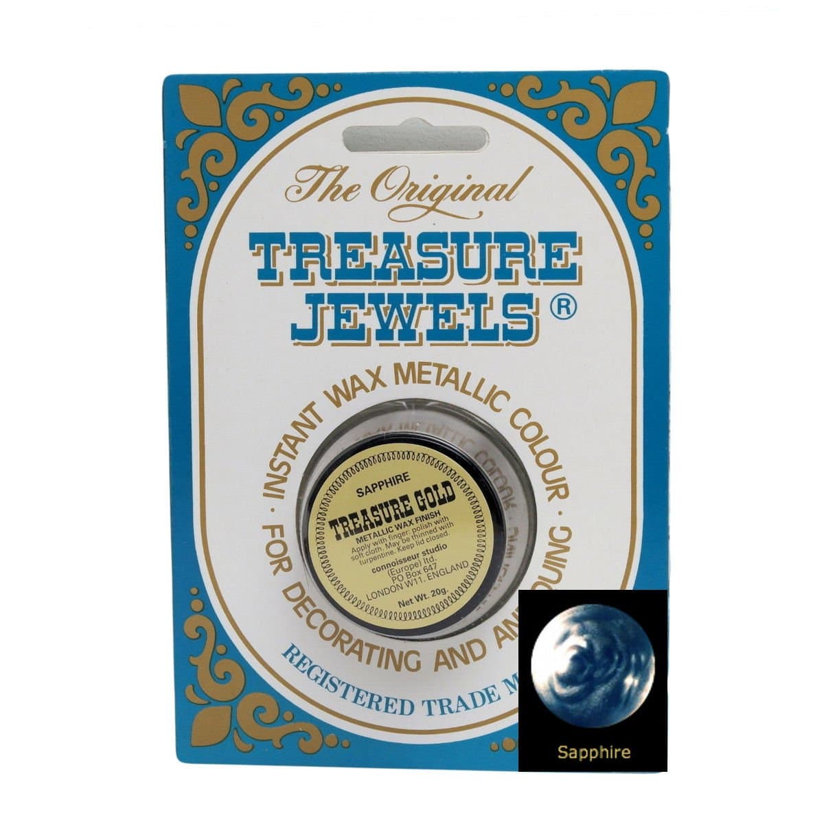 Treasure Jewels Metallic Gilding Wax 25g - Sapphire
