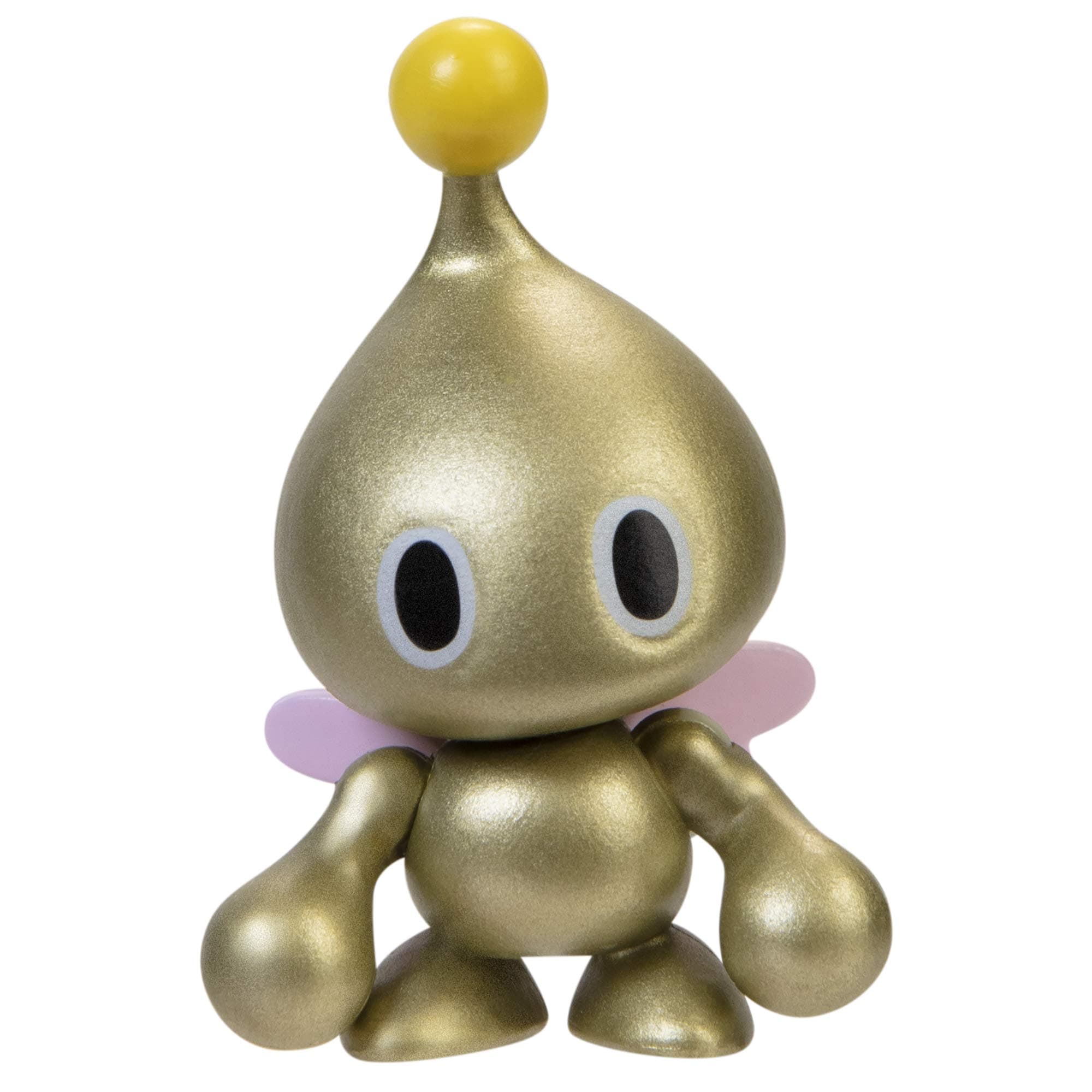Sonic The Hedgehog Gold Chao Figure, 2.5” / 6cm Articulated Gold Chao Action Figure, Authentic Collectible Toy With Pose Ability