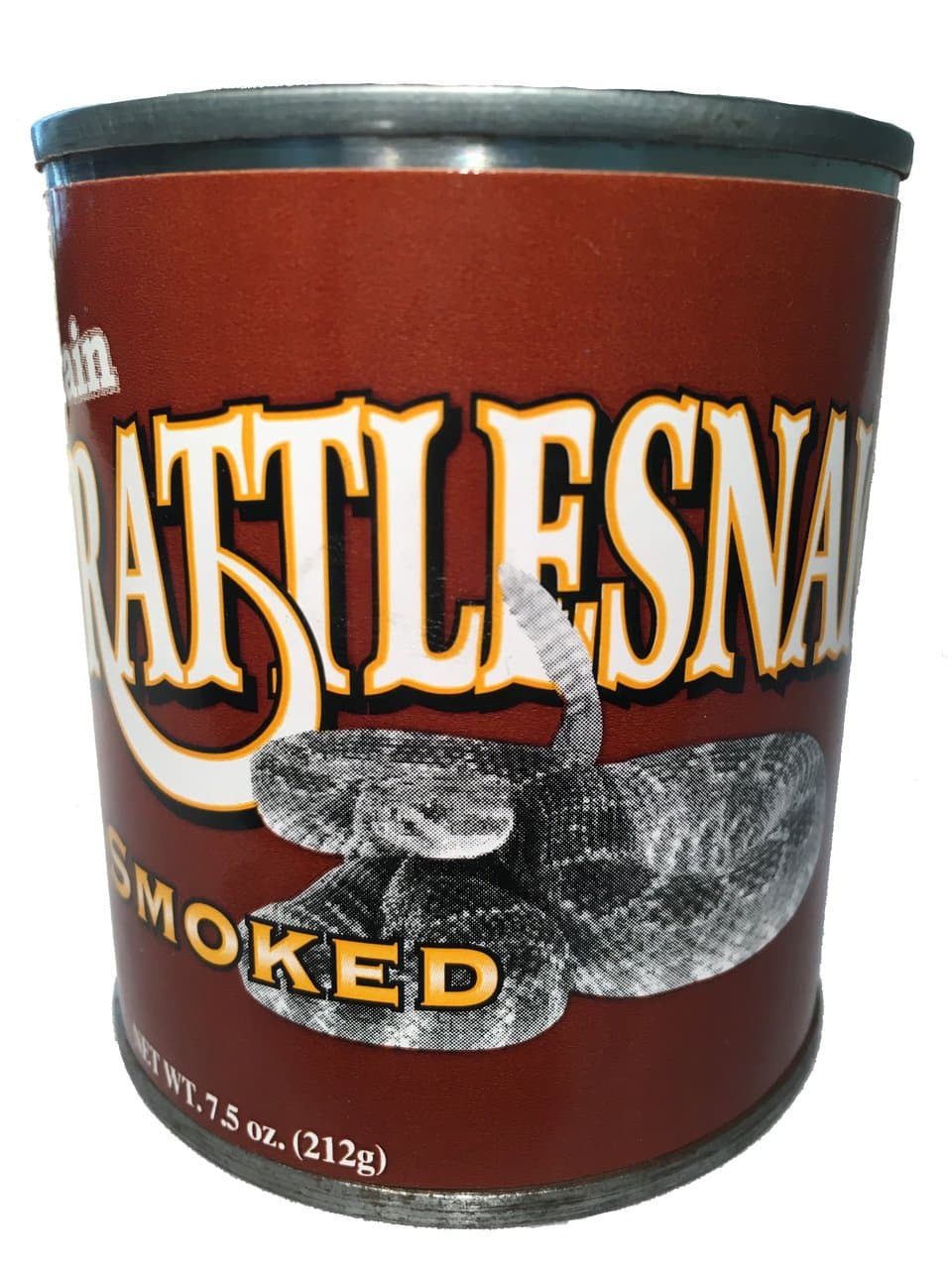 Canned Edible Smoked Rattlesnake