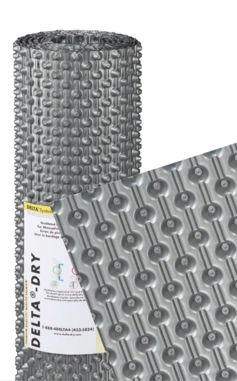 DELTADRY Rainscreen 3.3' X 50' Roll (164 sqft) 10.5 mm