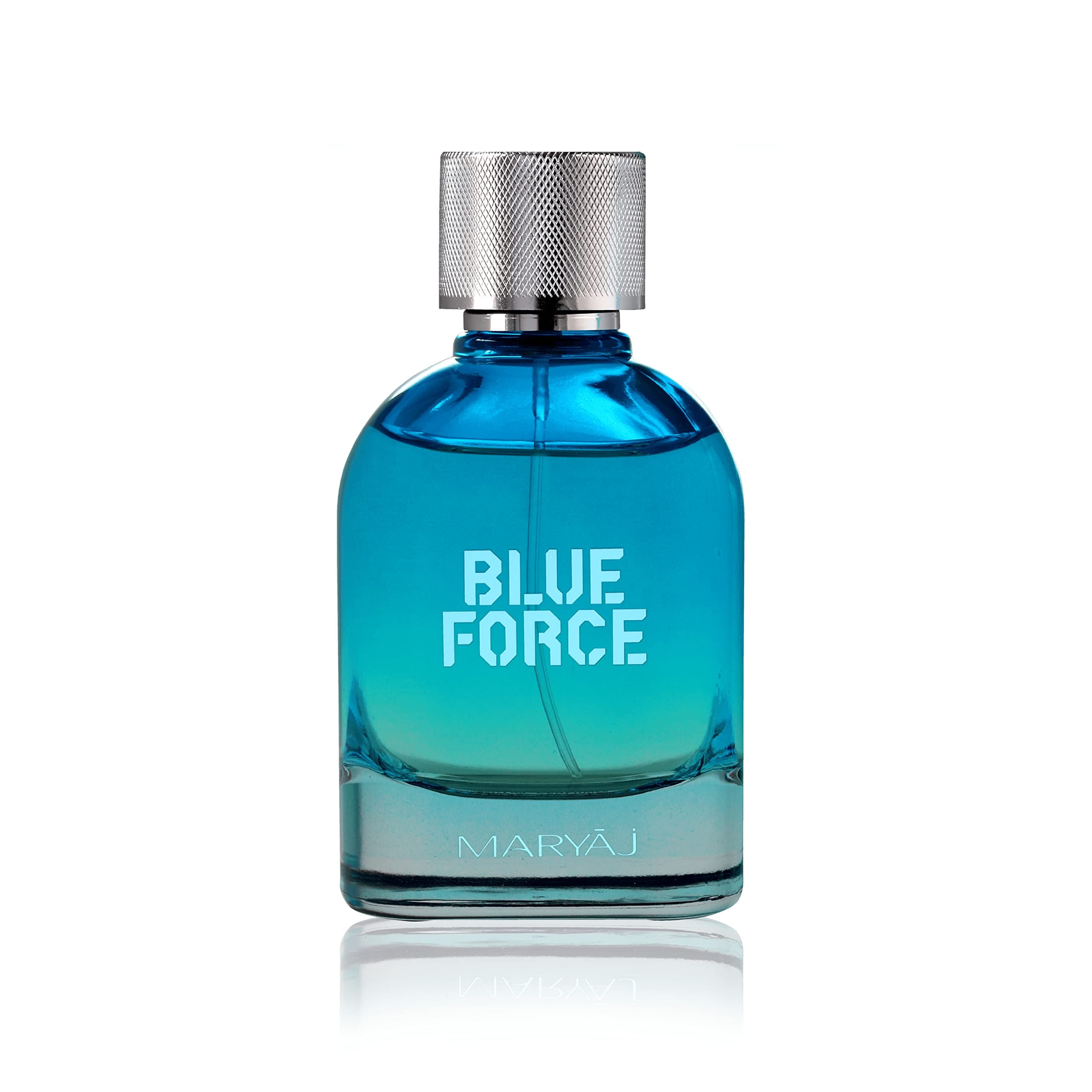 Blue Force Eau De Parfum For Him 100ml by Maryaj Perfumes - Dynamic Citrus Symphony, Aromatic Spice, Woody Amber Fusion - Fresh, Masculine Fragrance for Men