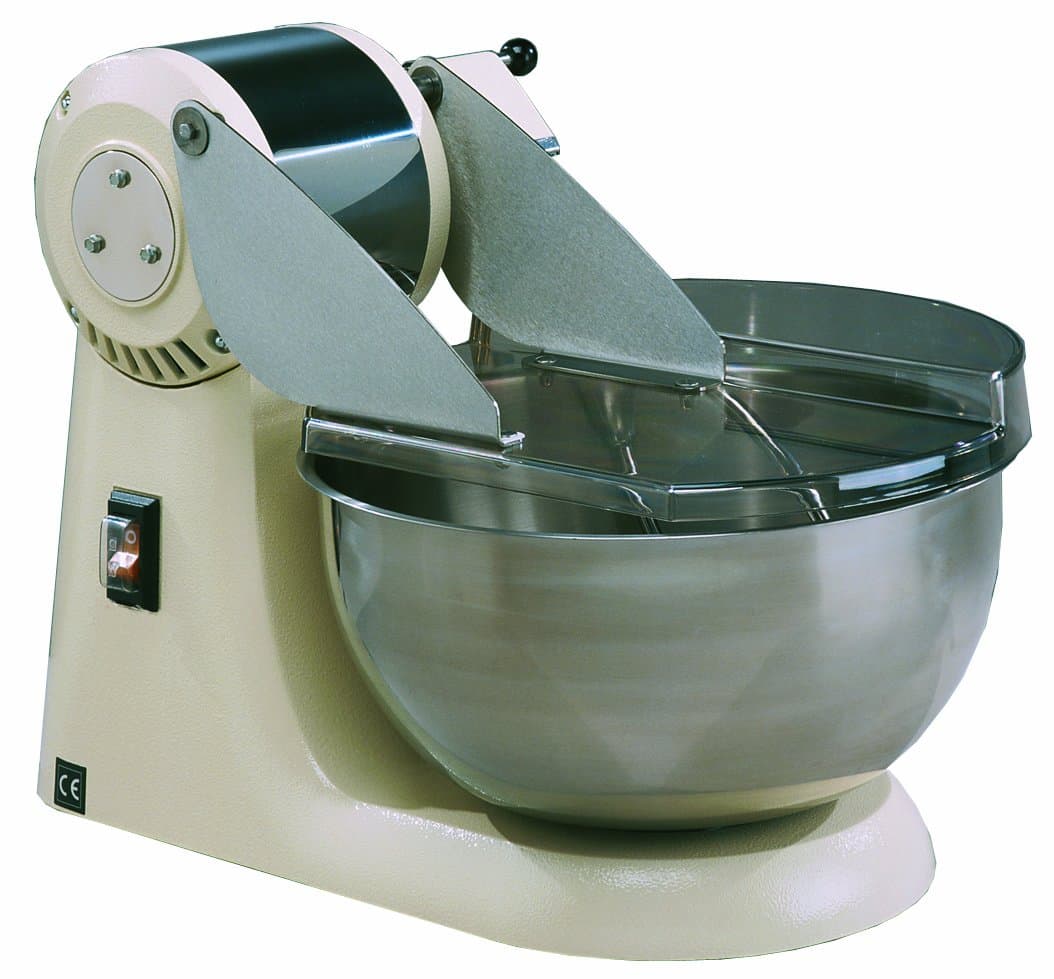 Professional mixing kneader - 10 litres with a professional 600 watt motor for the preparation of dough - identical to a baker's kneader.