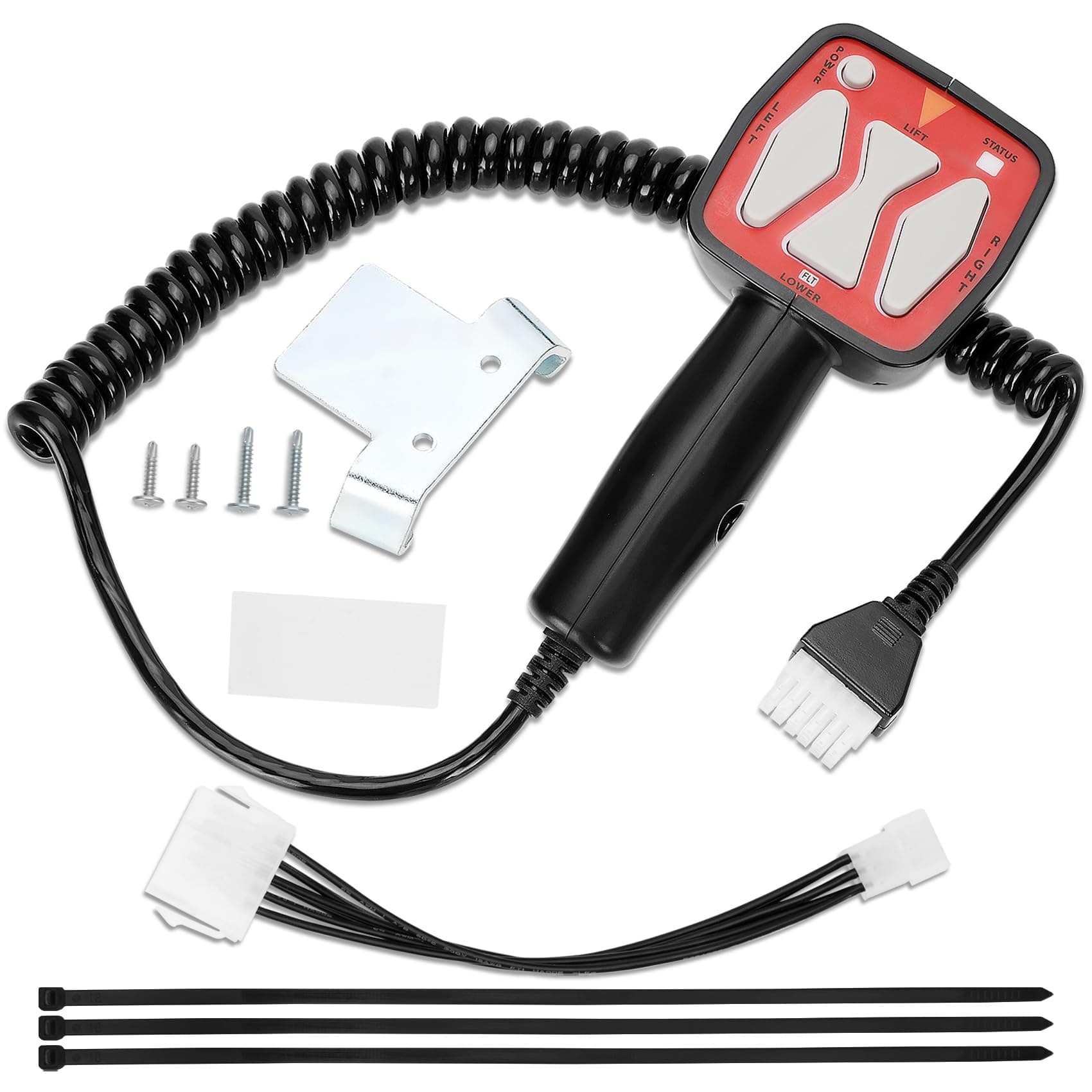 Snowplow Handheld Controller Compatible with Western 56462 Plow Controller，6 Pin Western Plow Controller Compatible with SAM 1306902，Handheld Snowplow Controller Replacement for Fisher 9400