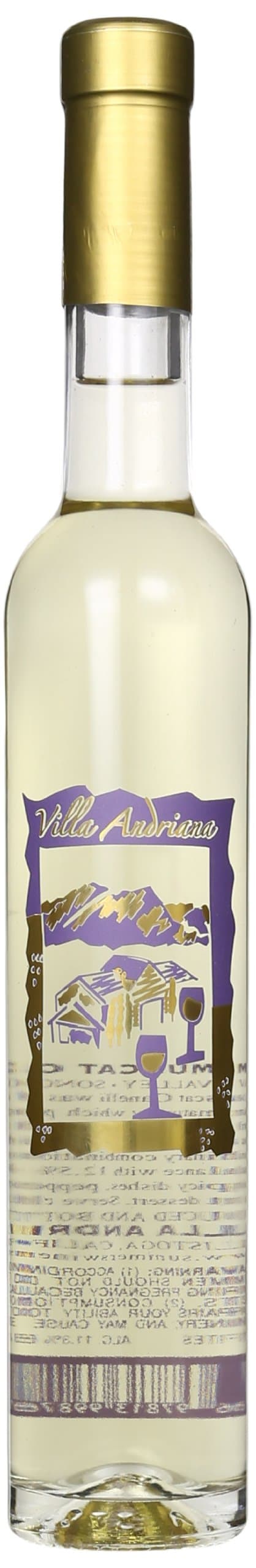 2013 Summers Villa Andriana Knights Valley Sonoma County Muscat Canelli 375 mL