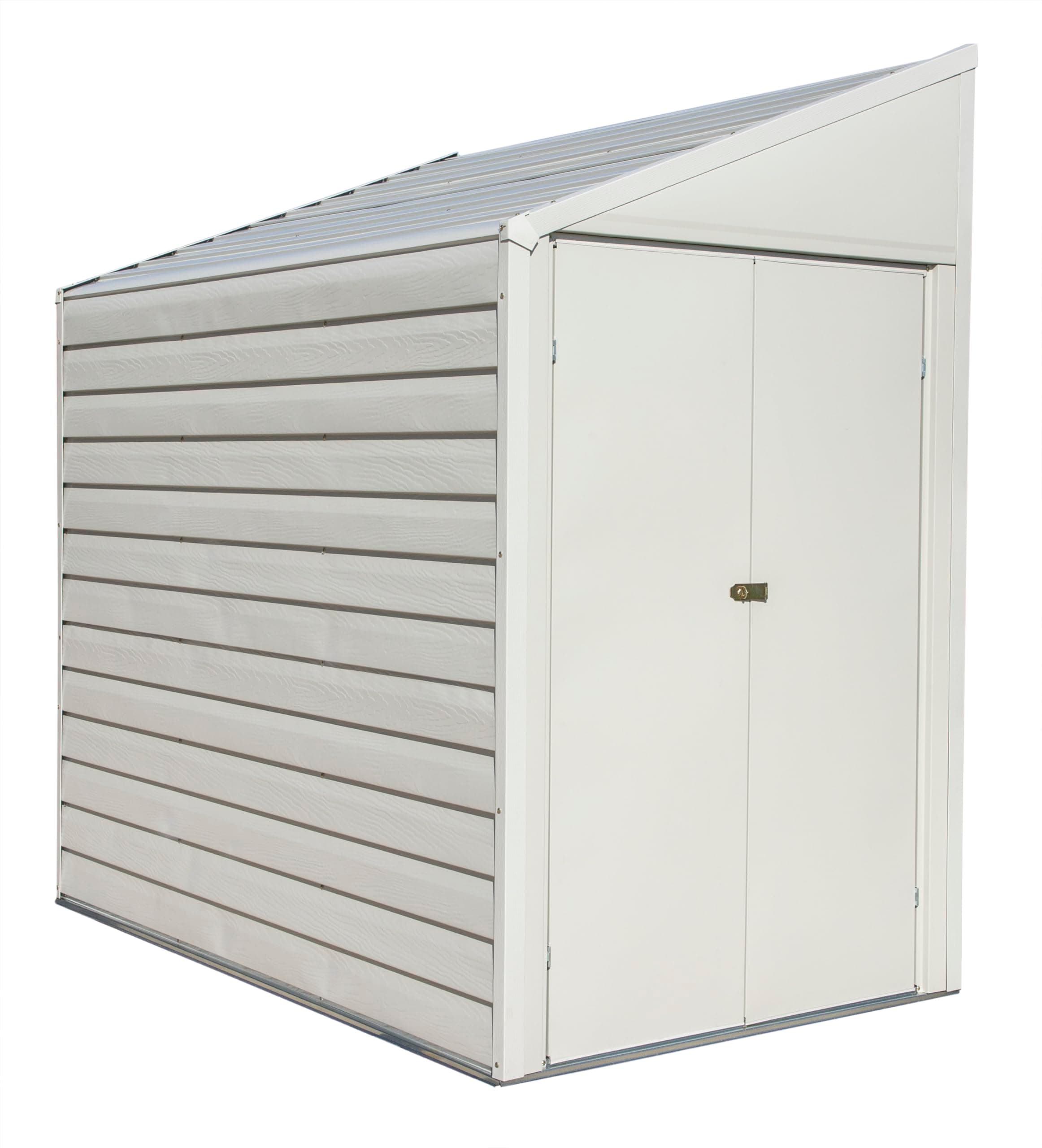 Arrow Shed YS47-A Compact Galvanized Steel Storage Shed with Pent Roof, 4' x 7'