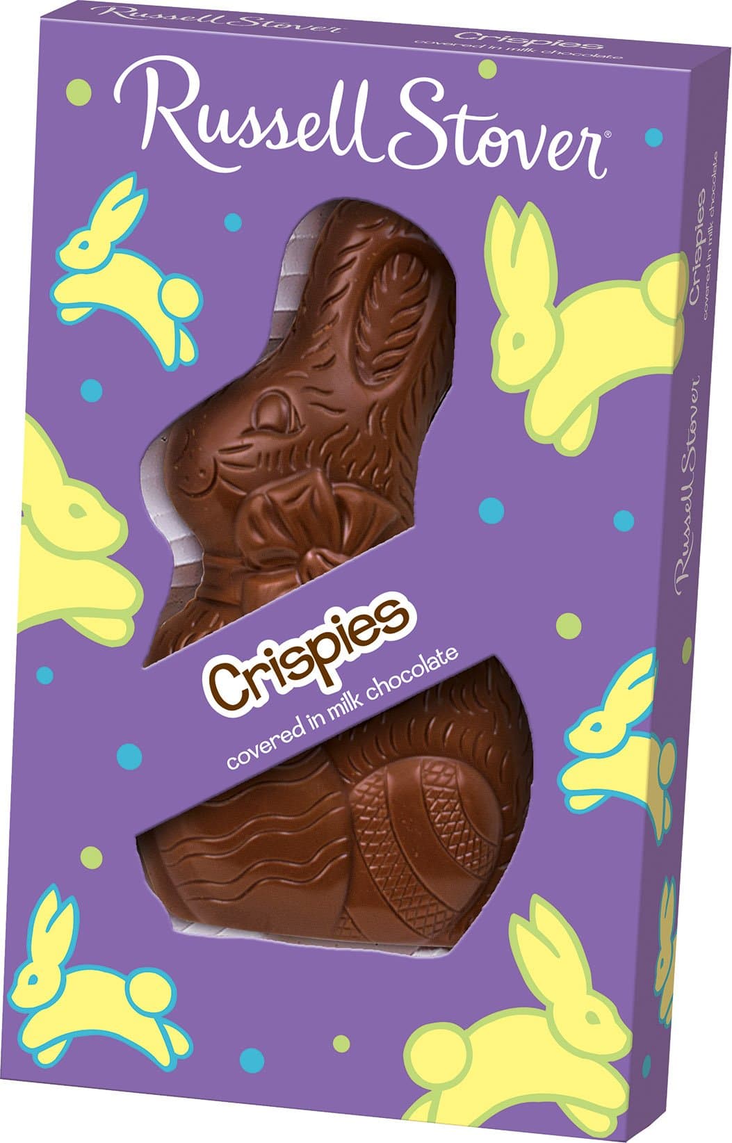 Russell Stover Candies Solid Crispy Milk Chocolate Easter Bunny, 3 oz.