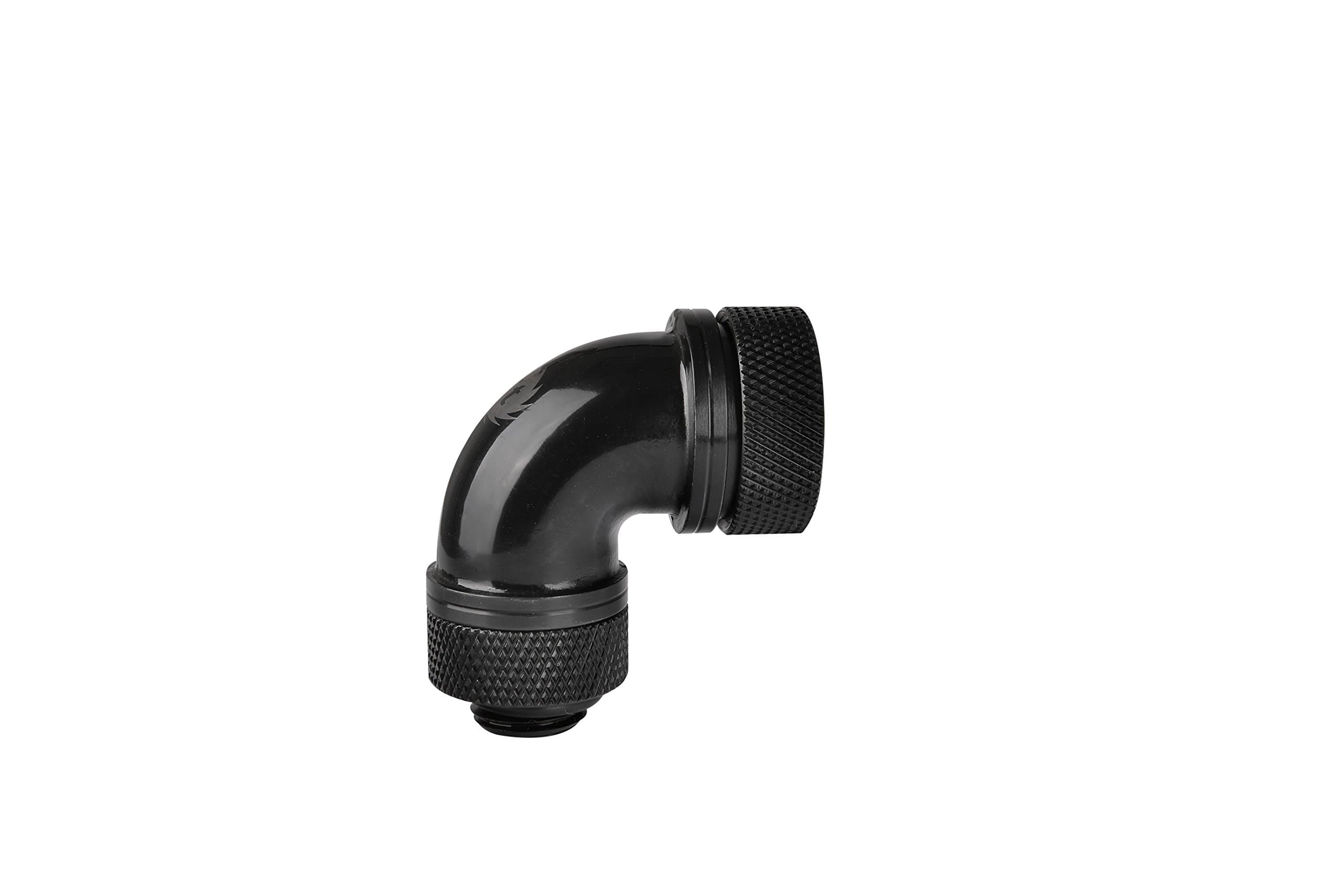 Pacific DIY LCS Black G1/4 PETG 16mm (5/8") OD Tube 90 Degree Compression Fitting Cooling CL-W097-CA00BL-A
